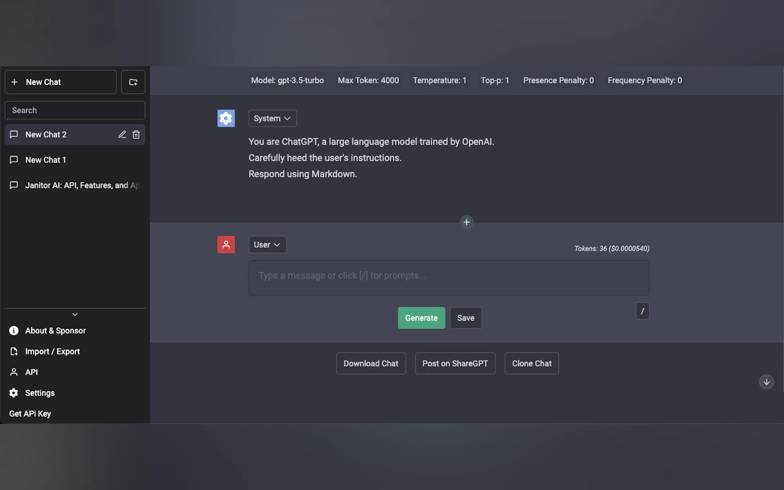 Screenshot 2 of GPT4Free