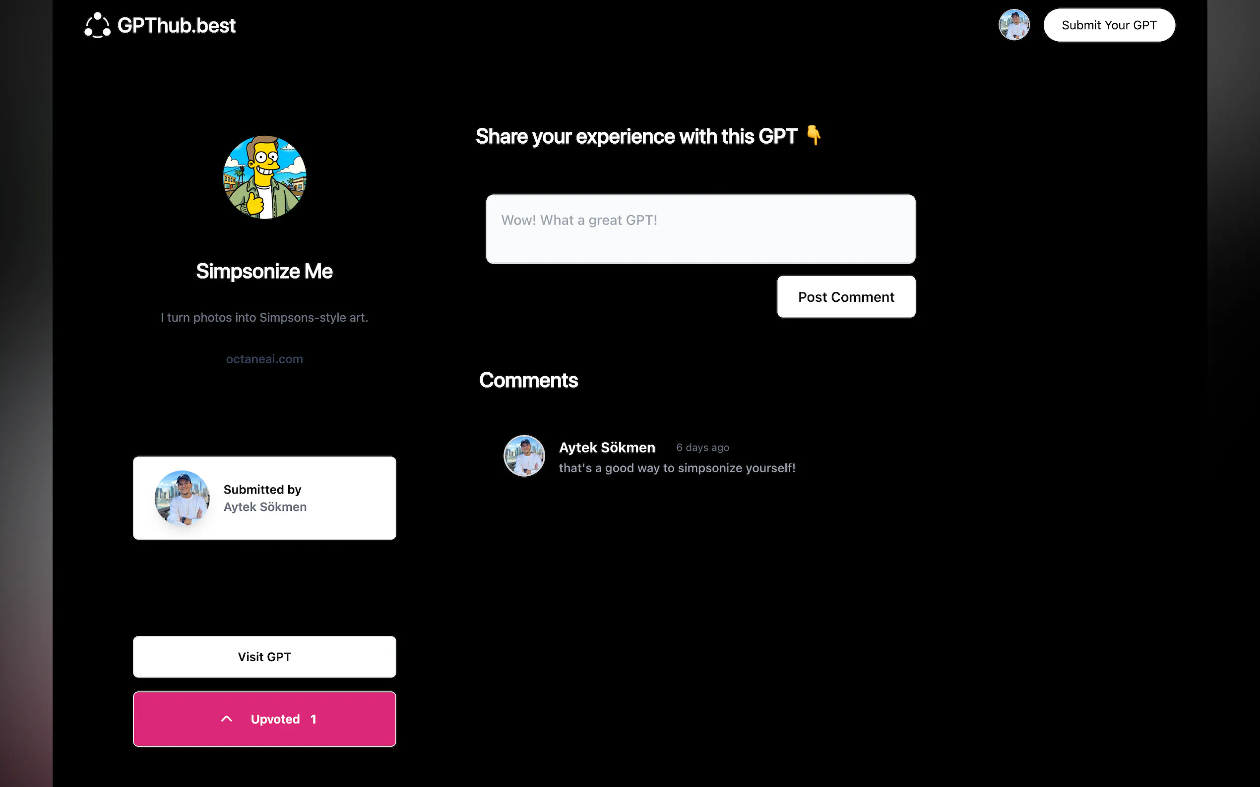 Screenshot 3 of GptHub.best