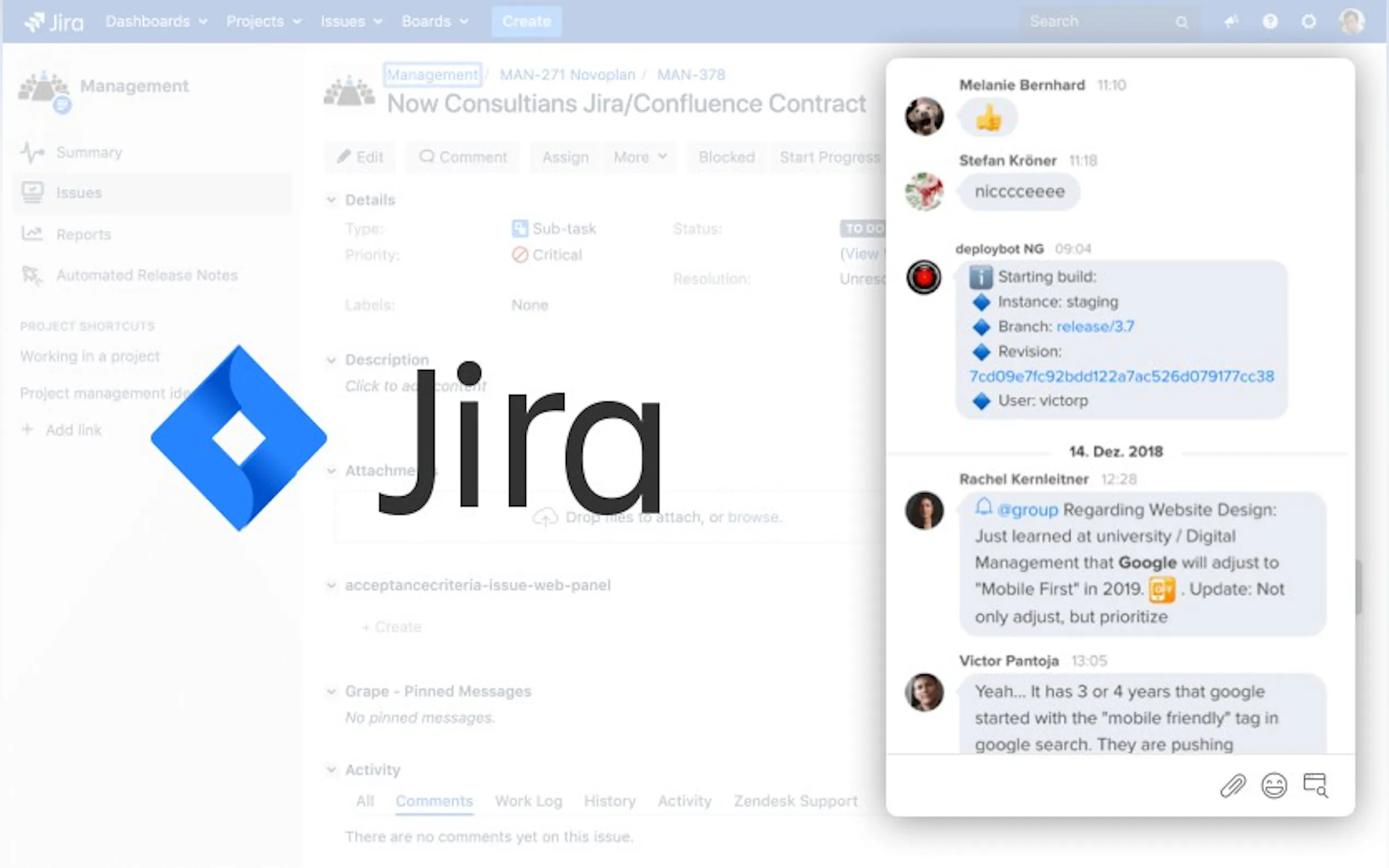 Screenshot 3 of Grape | Atlassian Messenger
