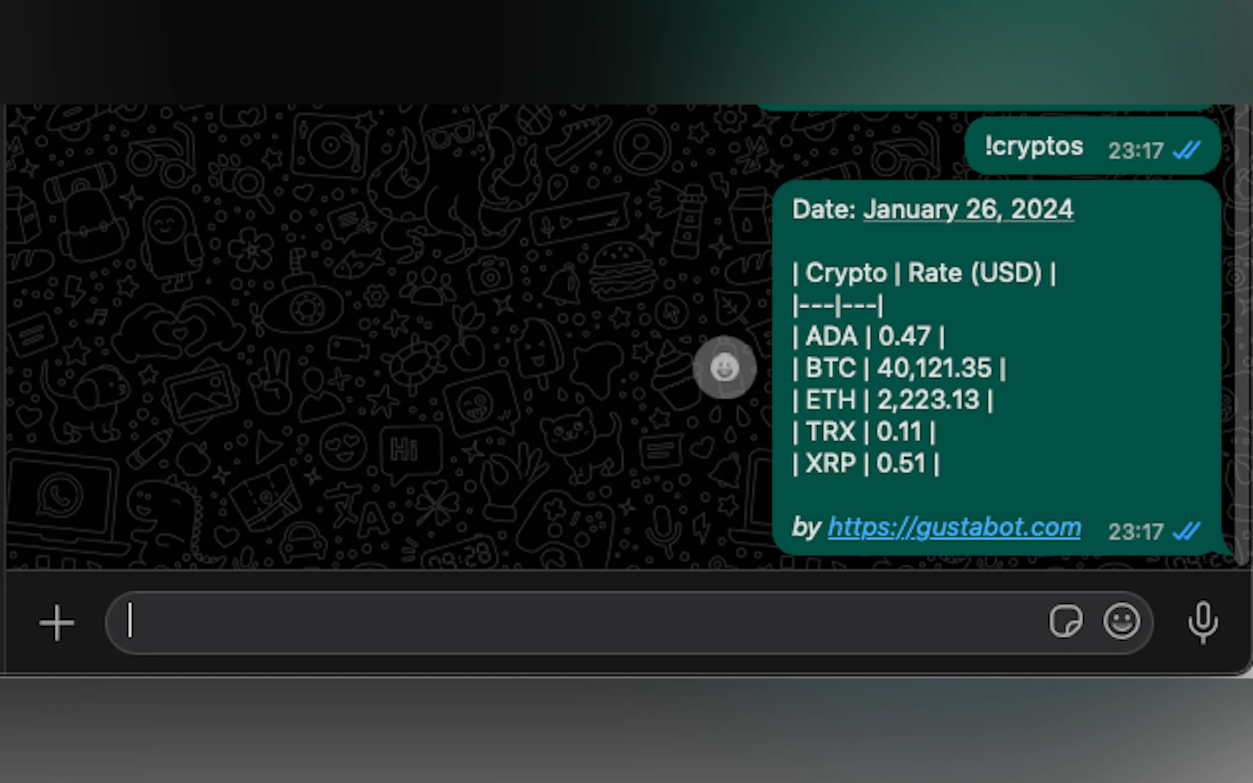 Screenshot 2 of Gustabot