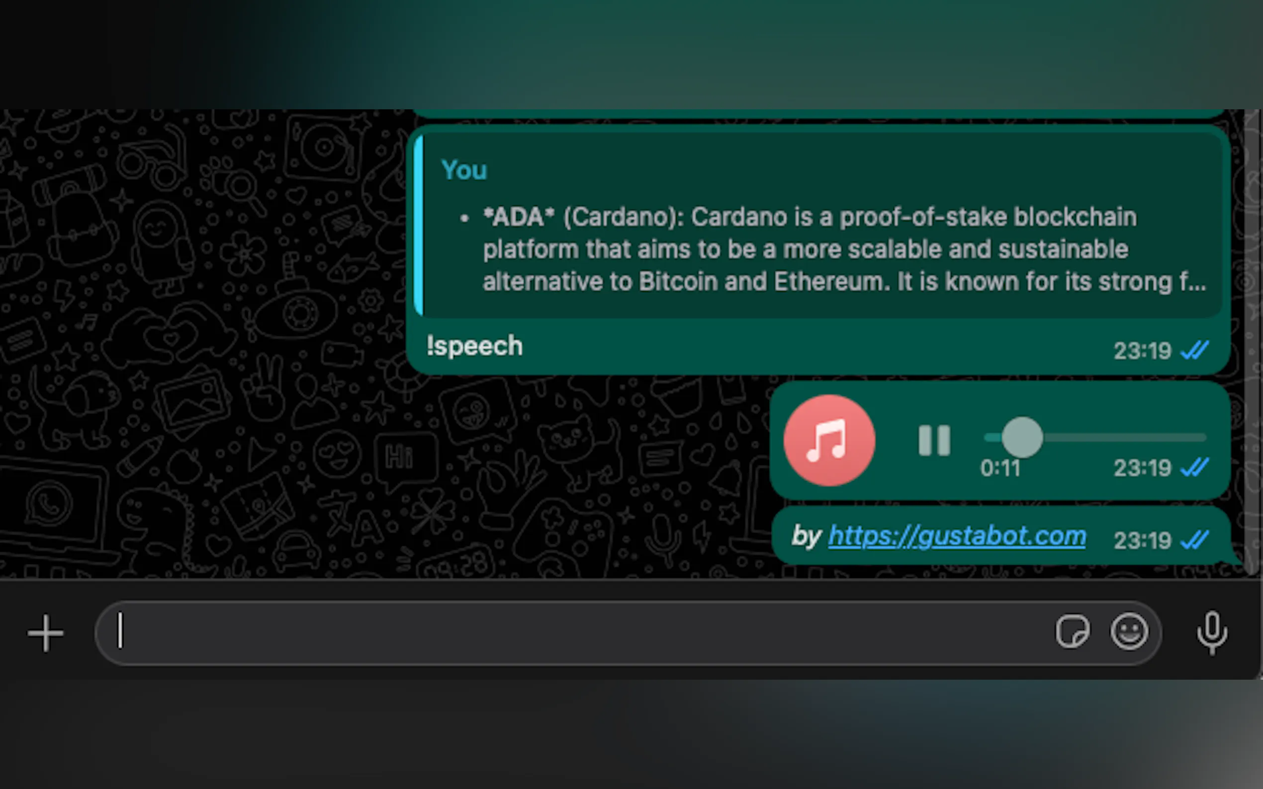 Screenshot 5 of Gustabot