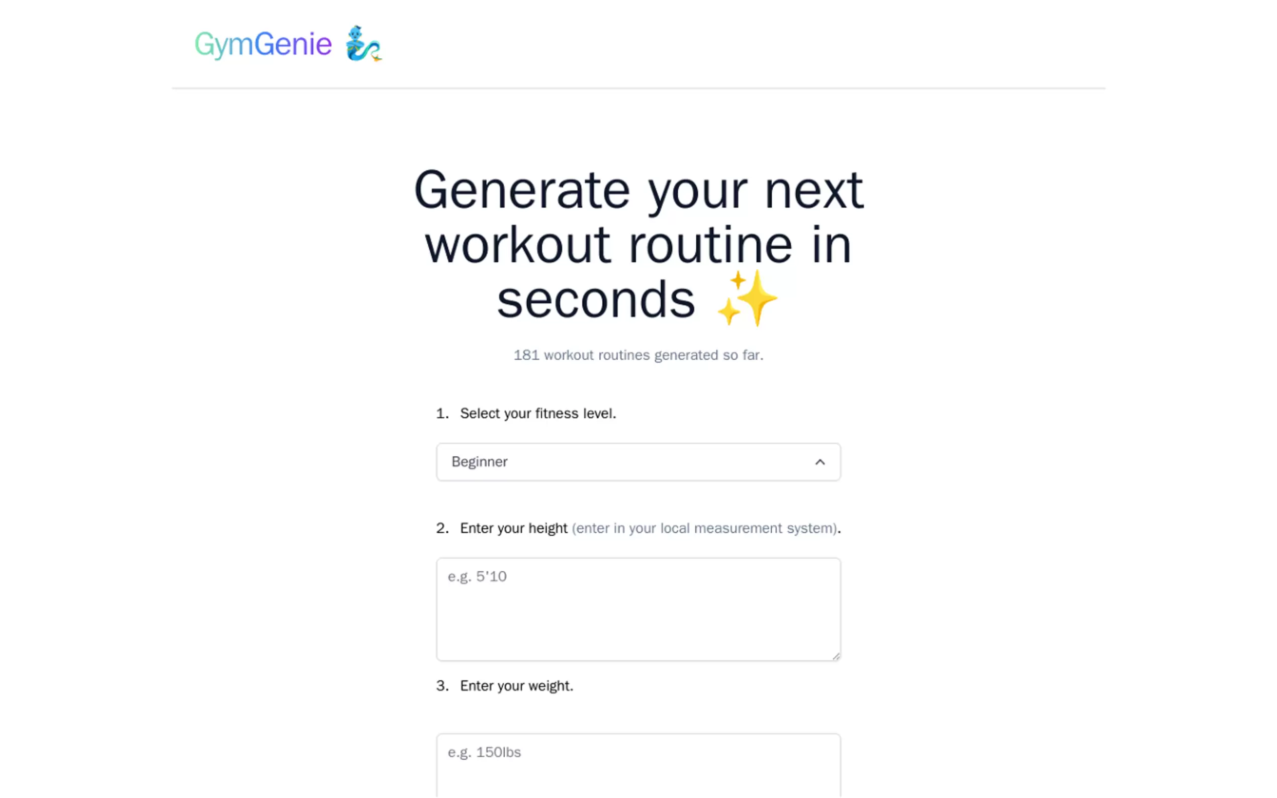 Gym Genie