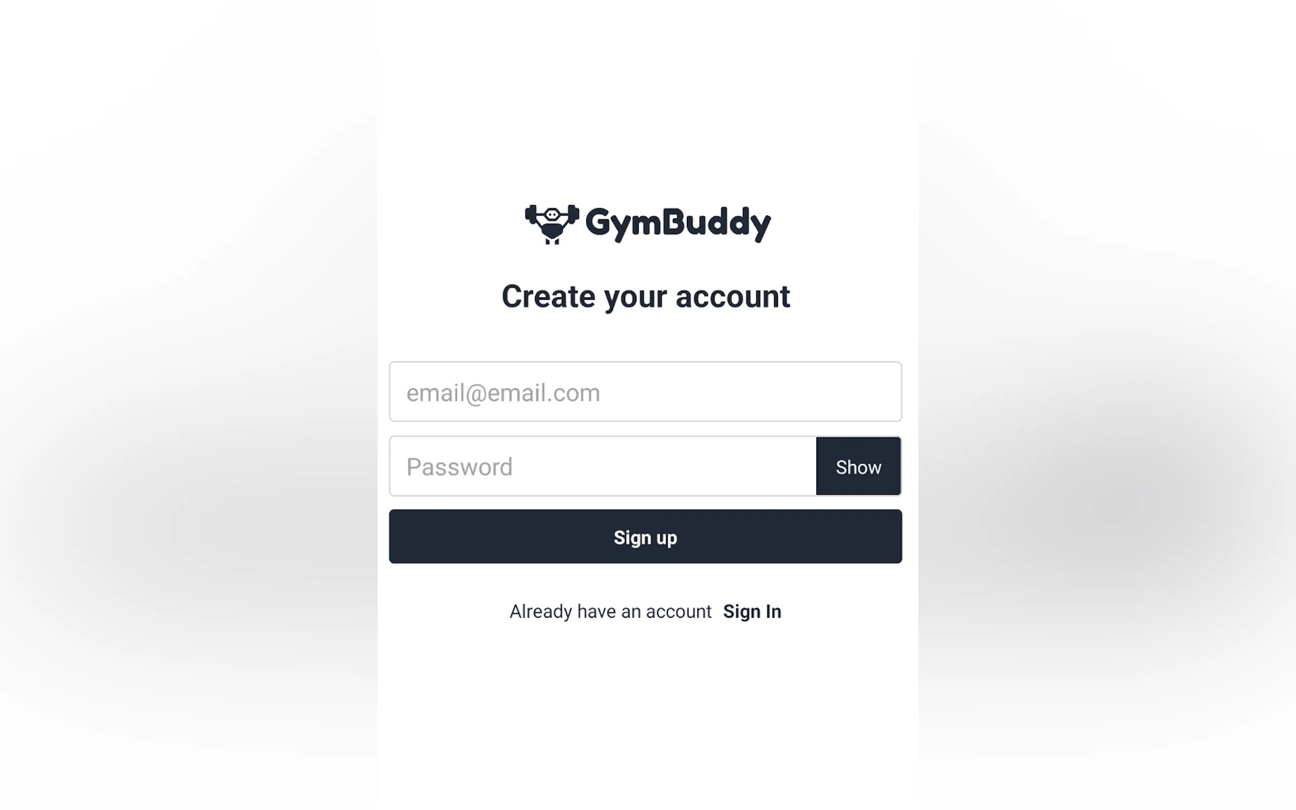 Screenshot 2 of Gymbuddy.ai
