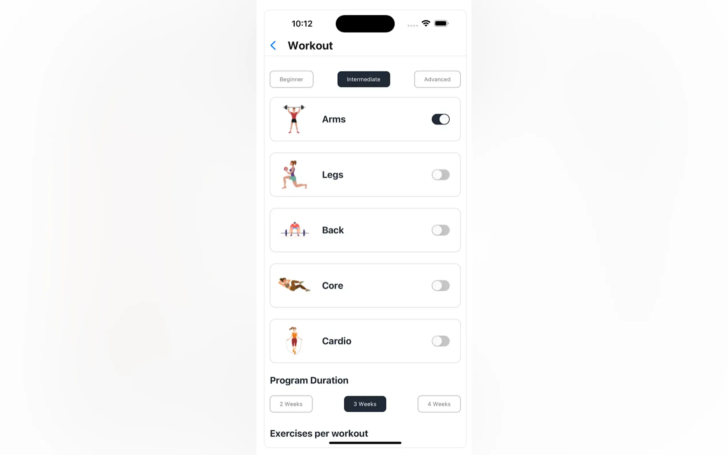 Screenshot 4 of Gymbuddy.ai