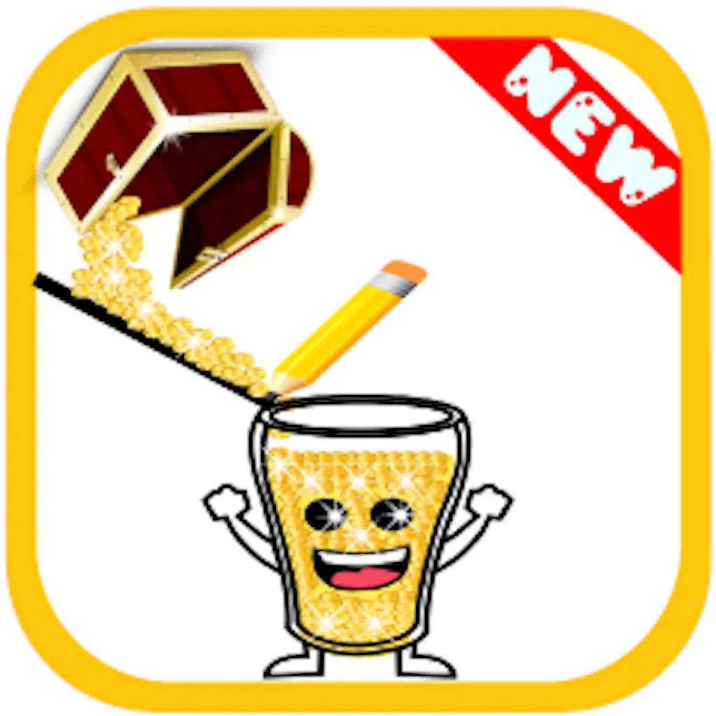 Happy Gold Glass