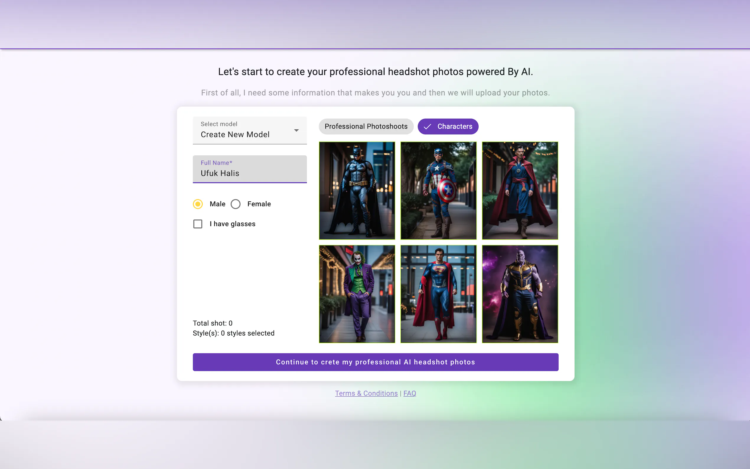 Screenshot 3 of Headshot Studio