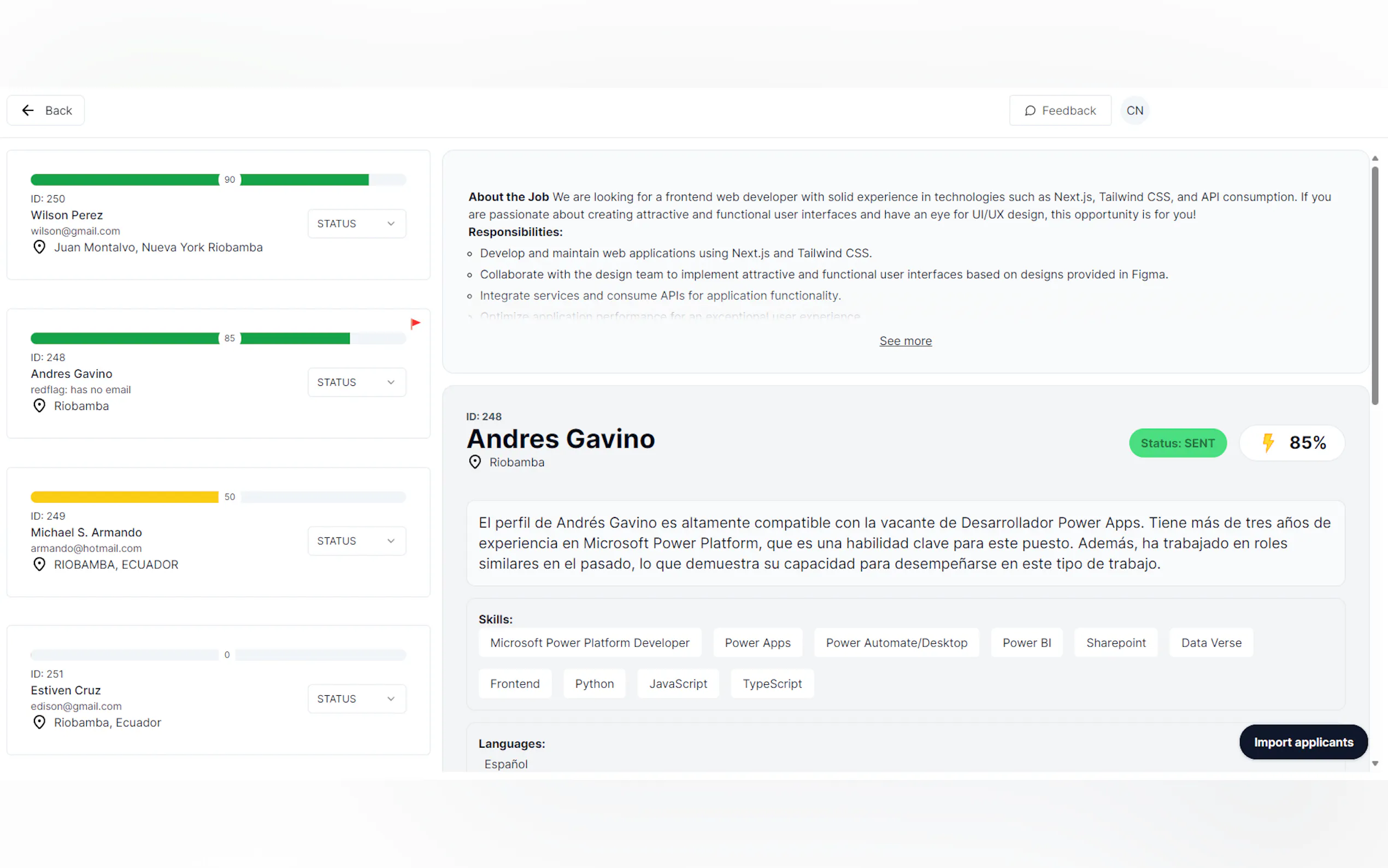 Screenshot 2 of HIRE AI APP - PROCESS YOU ALWAYS WANTED