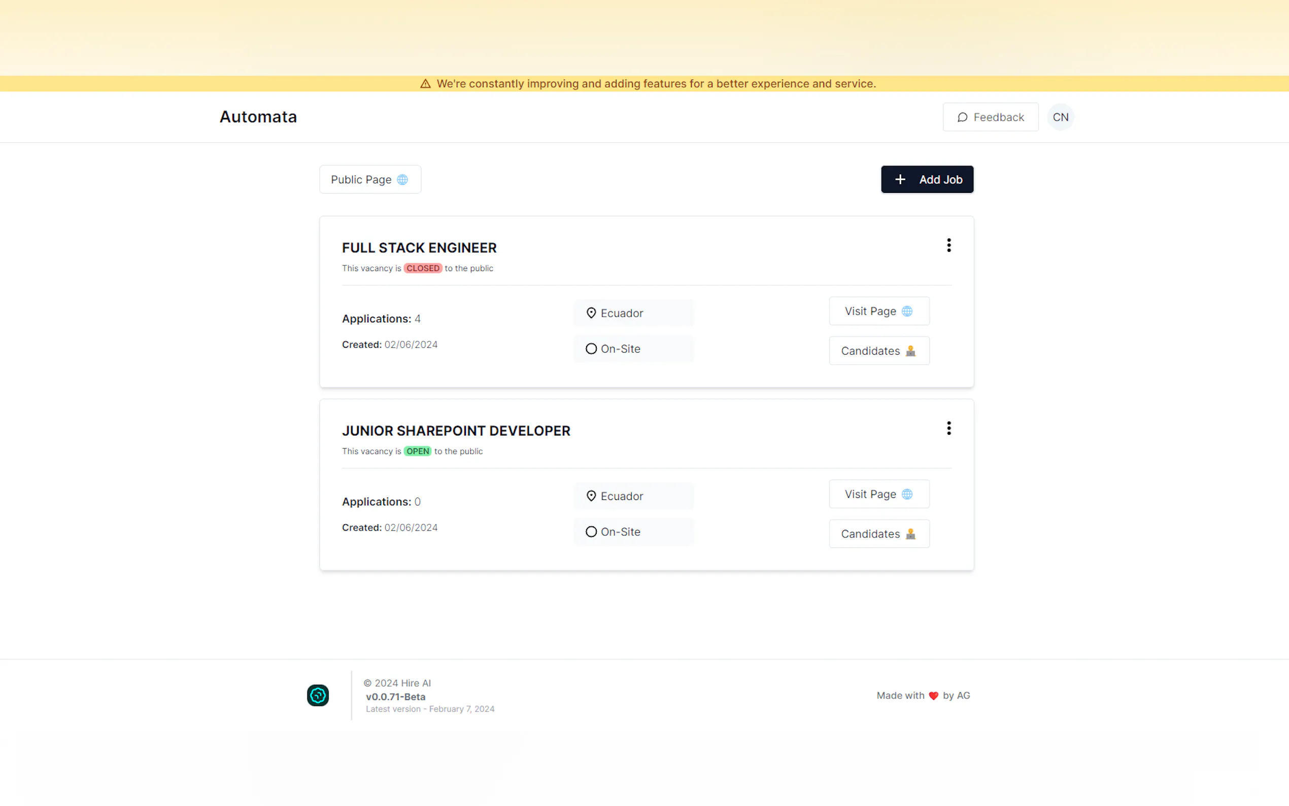 Screenshot 3 of HIRE AI APP - PROCESS YOU ALWAYS WANTED