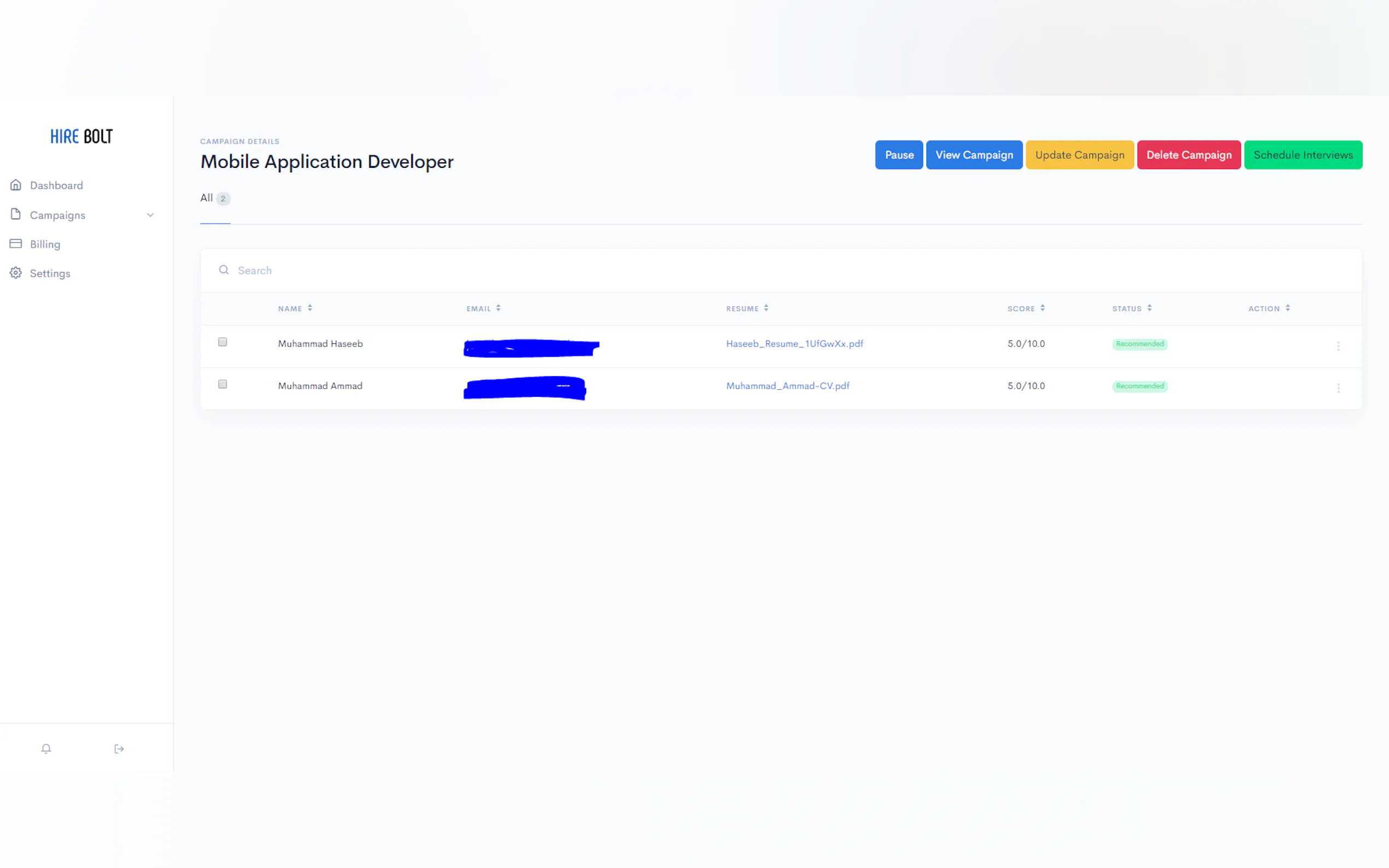 Screenshot 3 of HireBolt