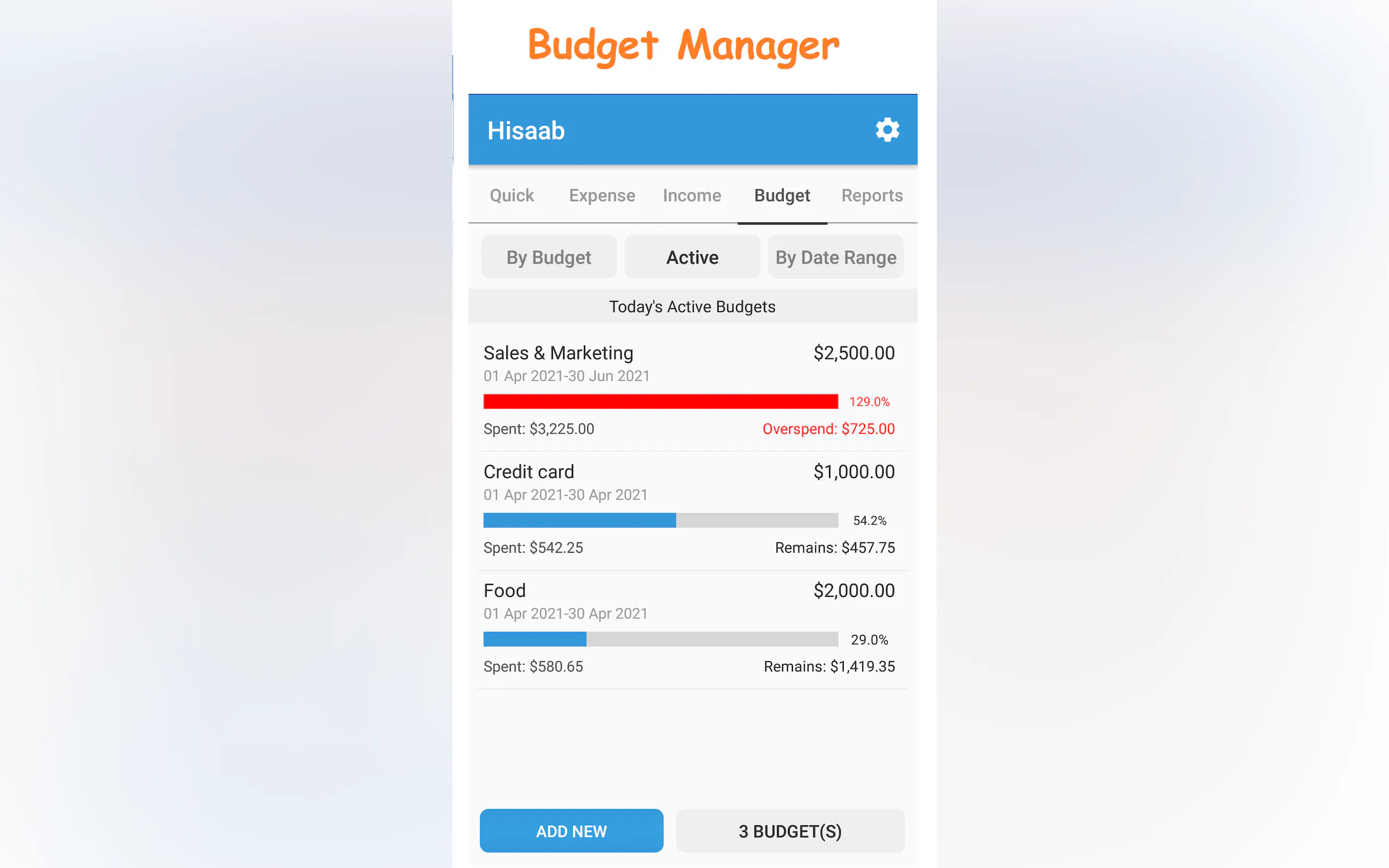 Screenshot 4 of Hisaab: Personal Expense Manager