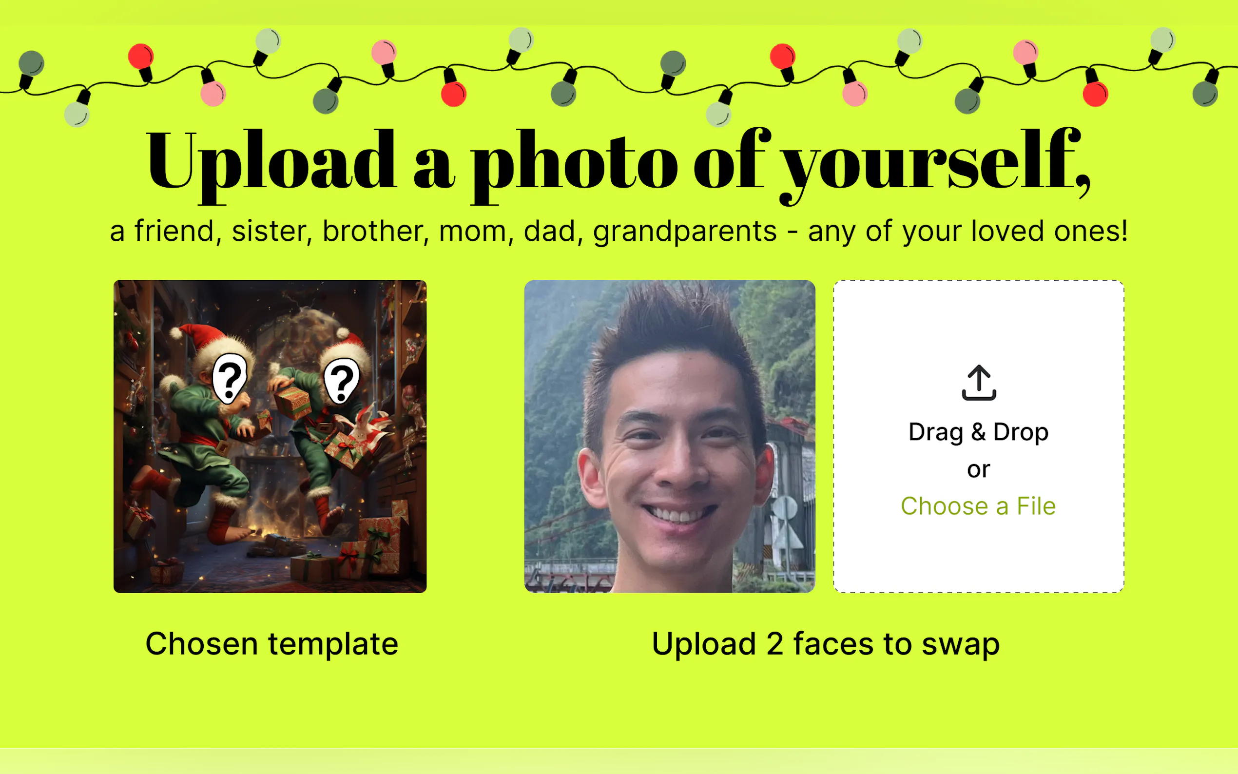 Screenshot 3 of Holiday Card Face Swapper