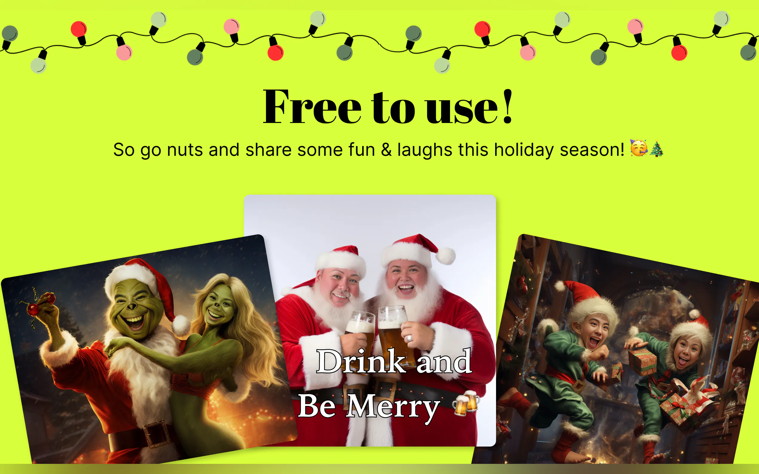 Screenshot 5 of Holiday Card Face Swapper