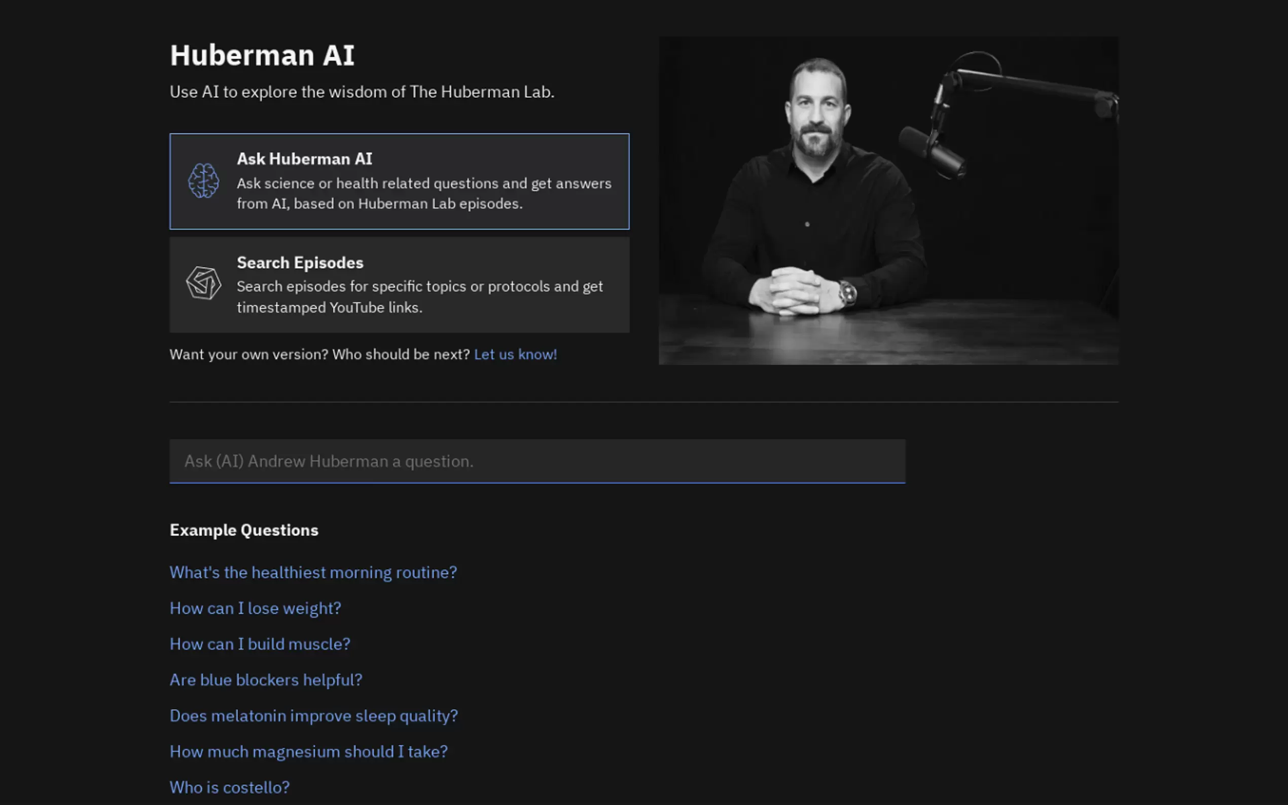 Huberman AI