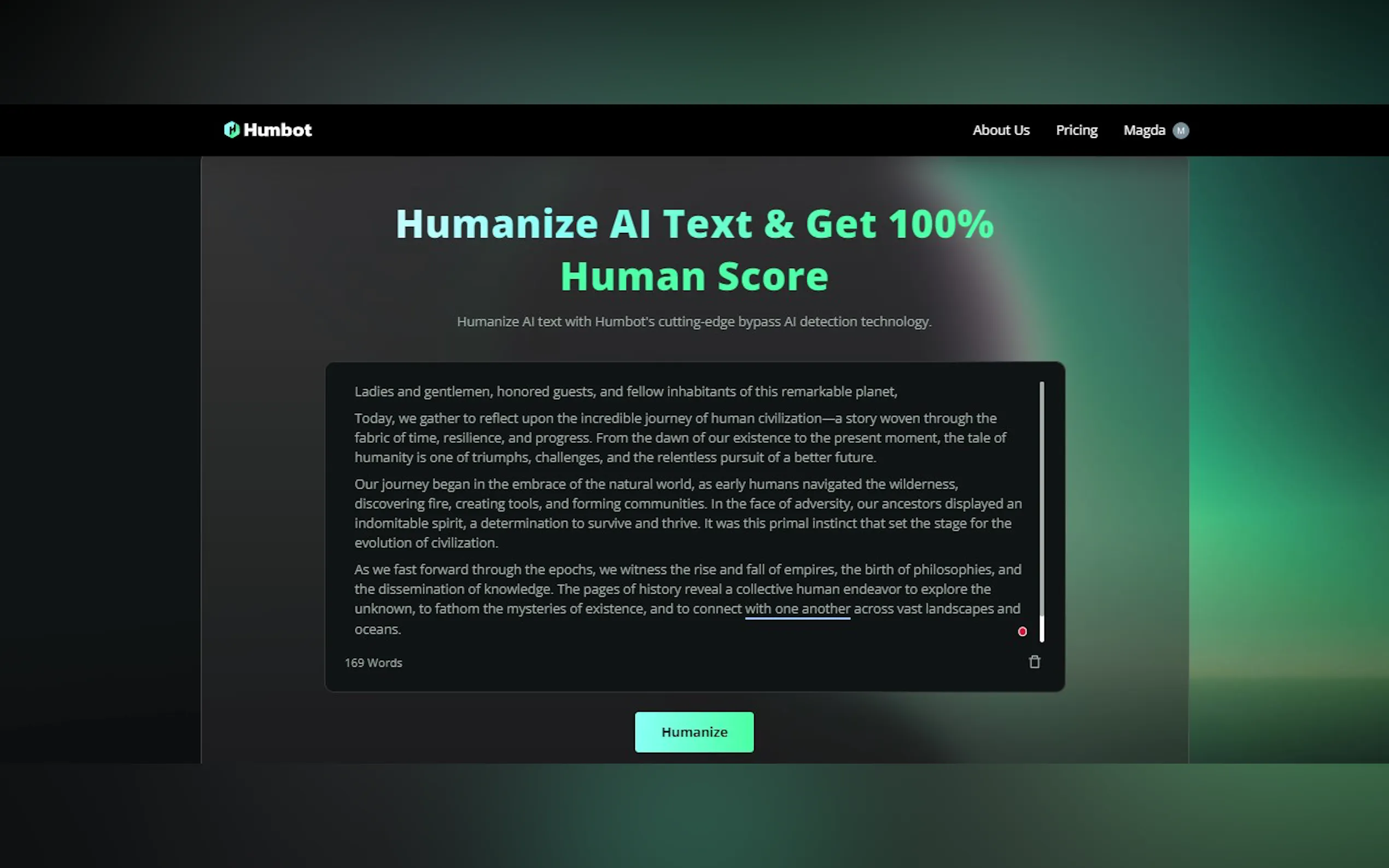 Screenshot 2 of Humbot AI