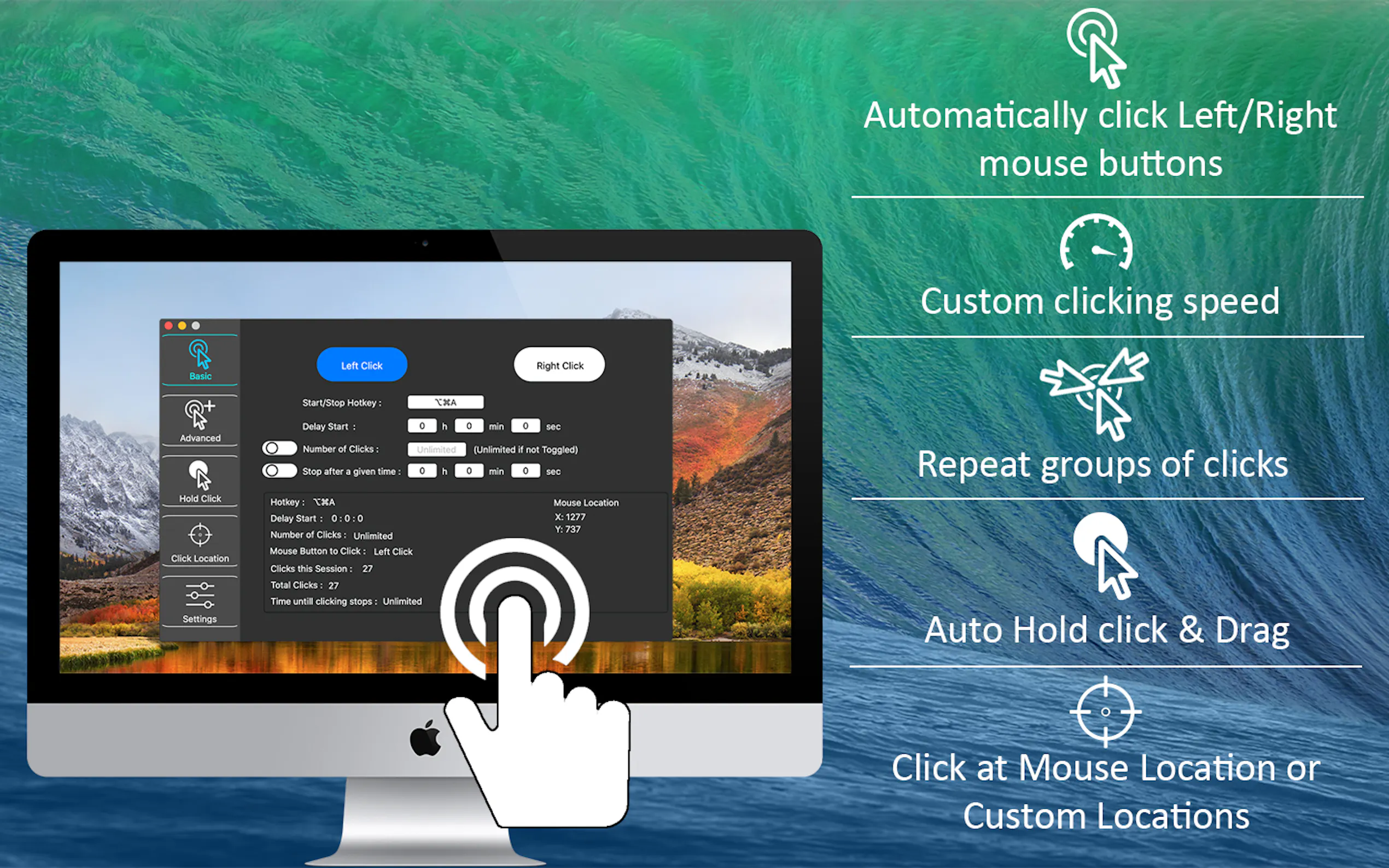 iAutoclicker - Auto Click & Hold