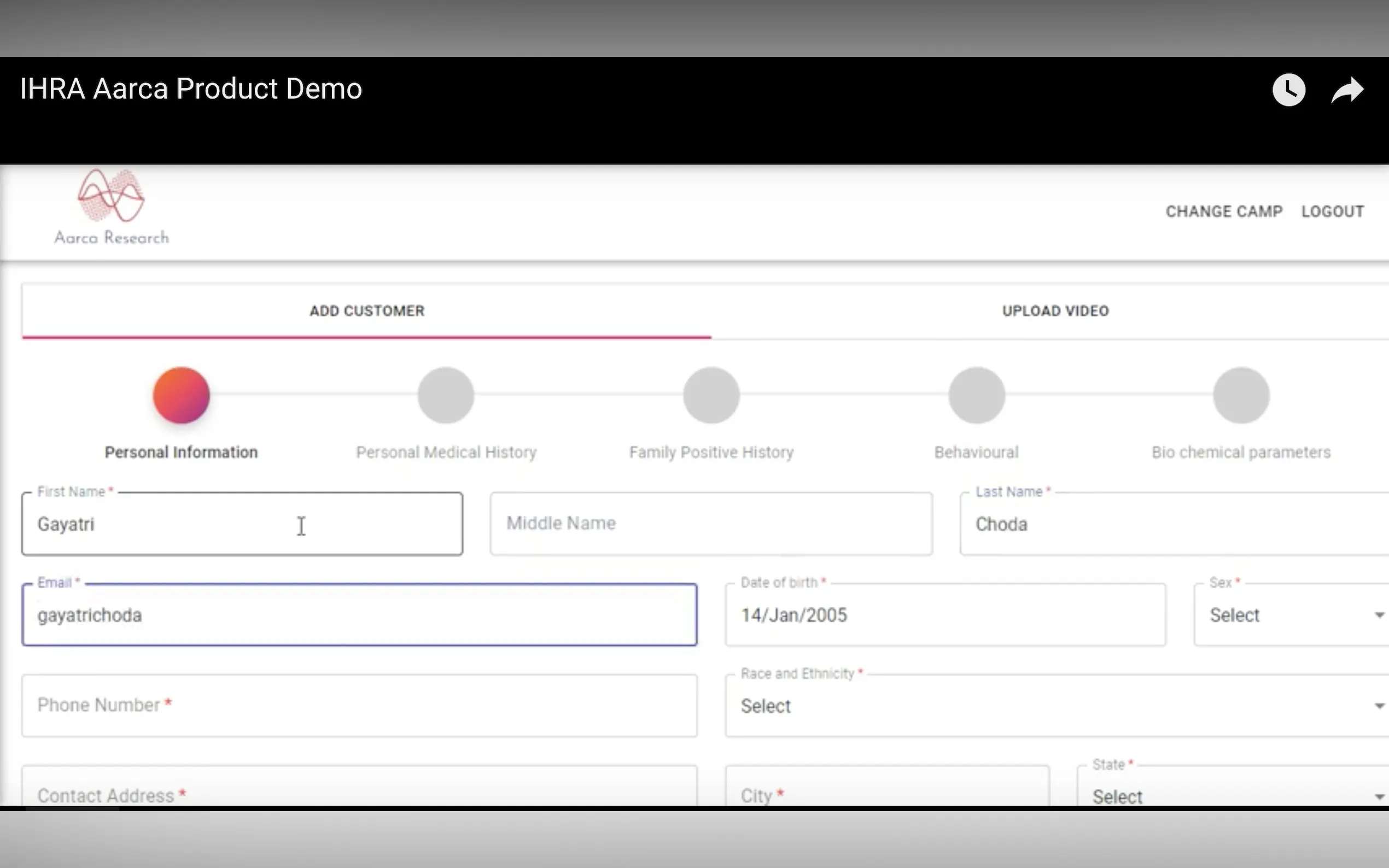Screenshot 2 of IHRA: Intelligent Health Risk Assessment