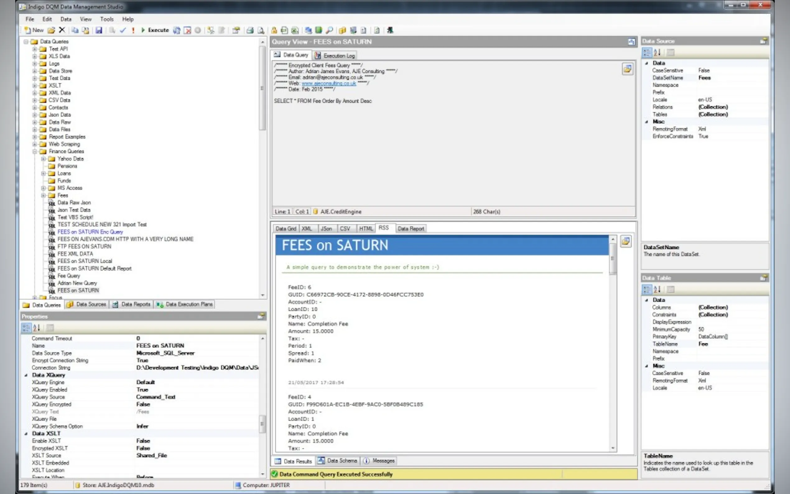 Screenshot 13 of Indigo DQM Data Management System