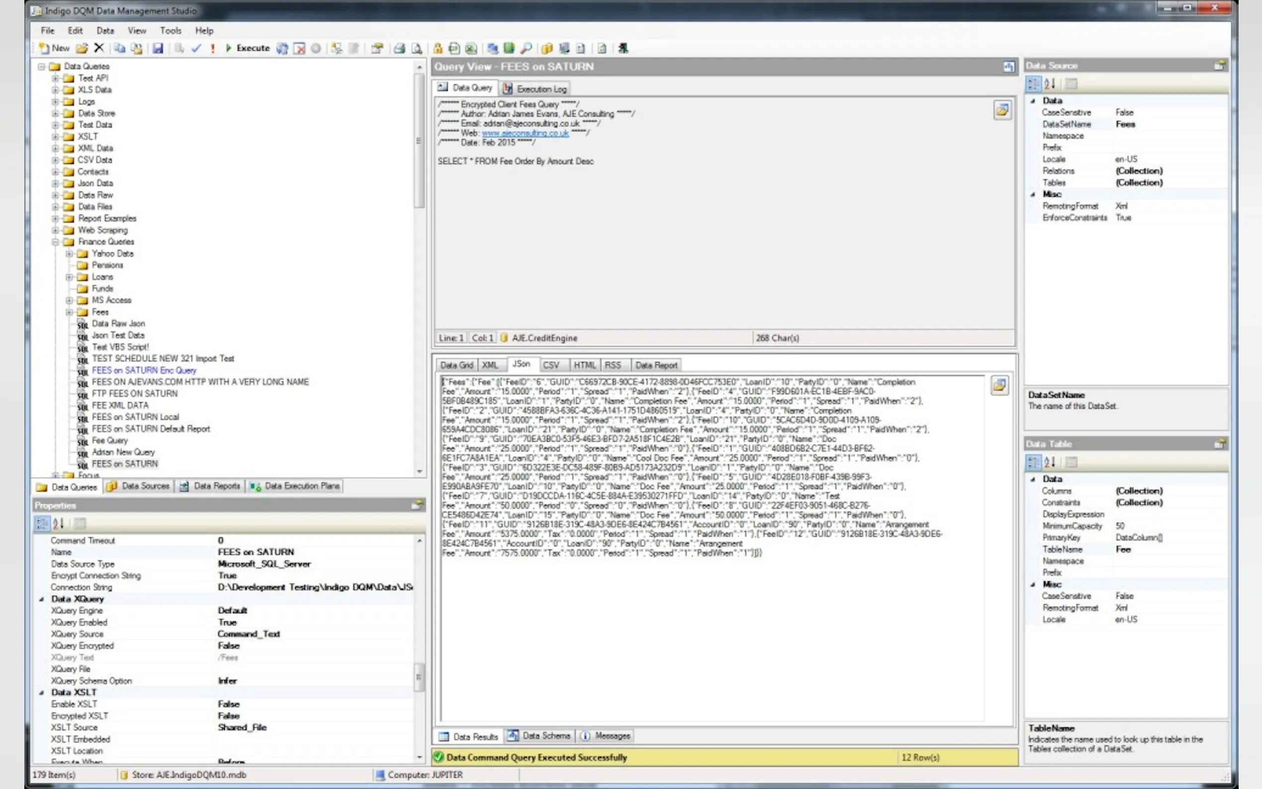 Screenshot 14 of Indigo DQM Data Management System