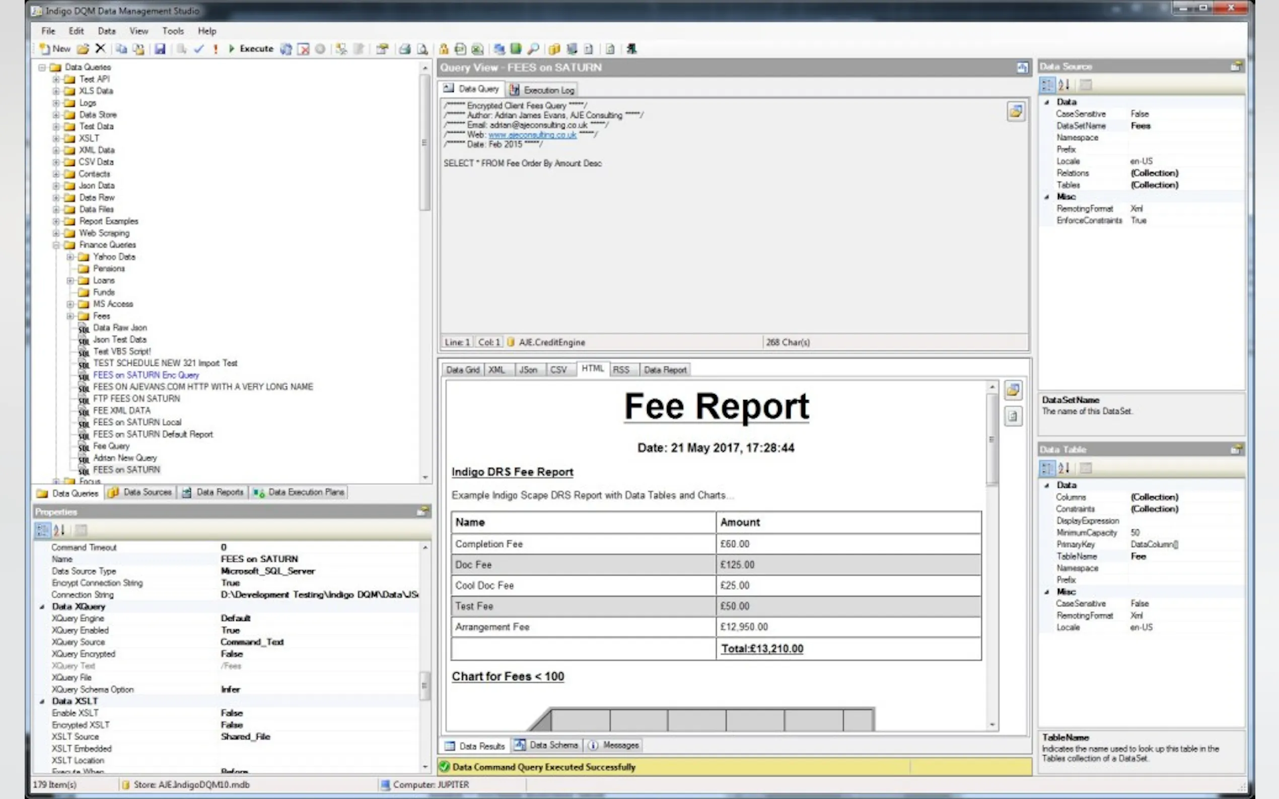 Screenshot 17 of Indigo DQM Data Management System