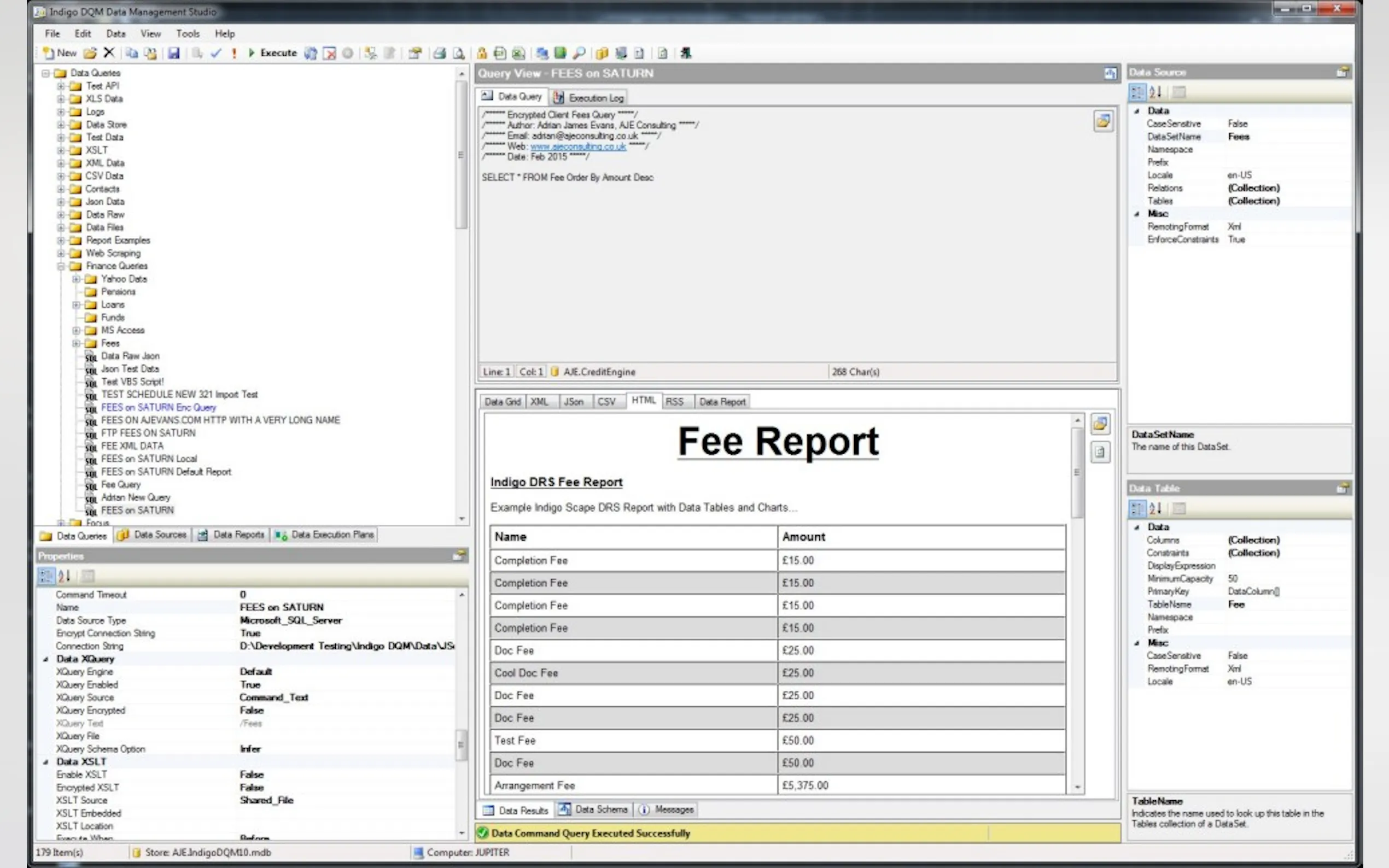 Screenshot 19 of Indigo DQM Data Management System