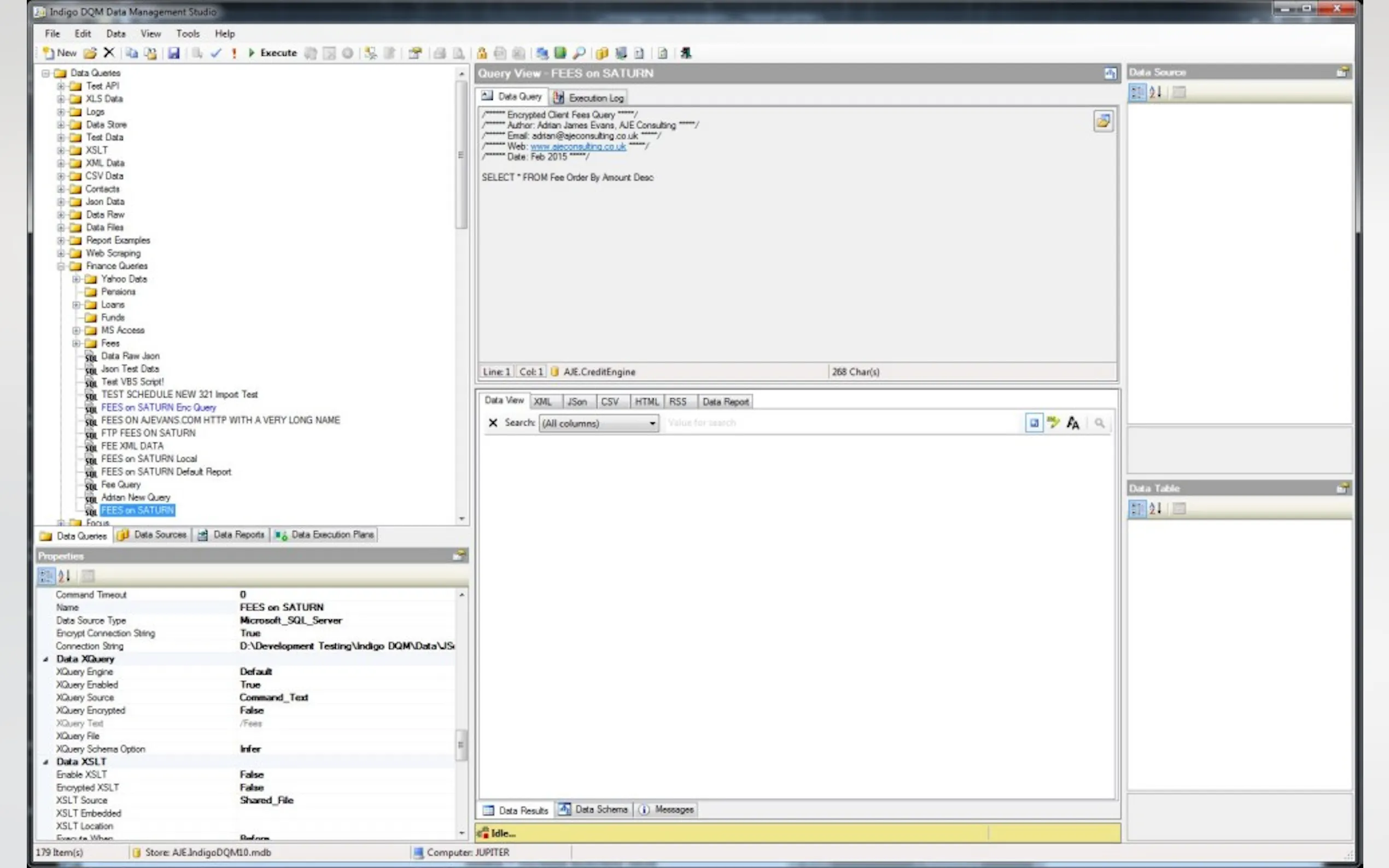 Screenshot 3 of Indigo DQM Data Management System