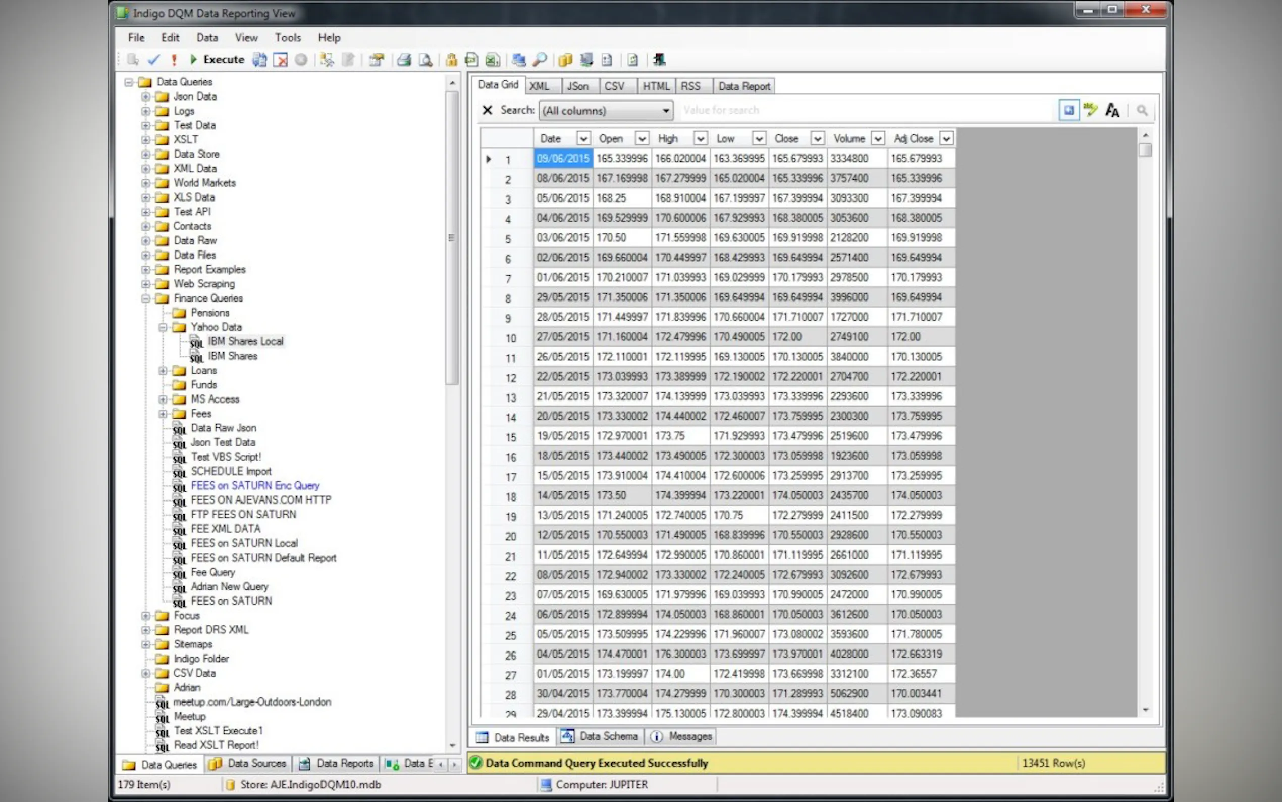 Screenshot 22 of Indigo DQM Data Management System