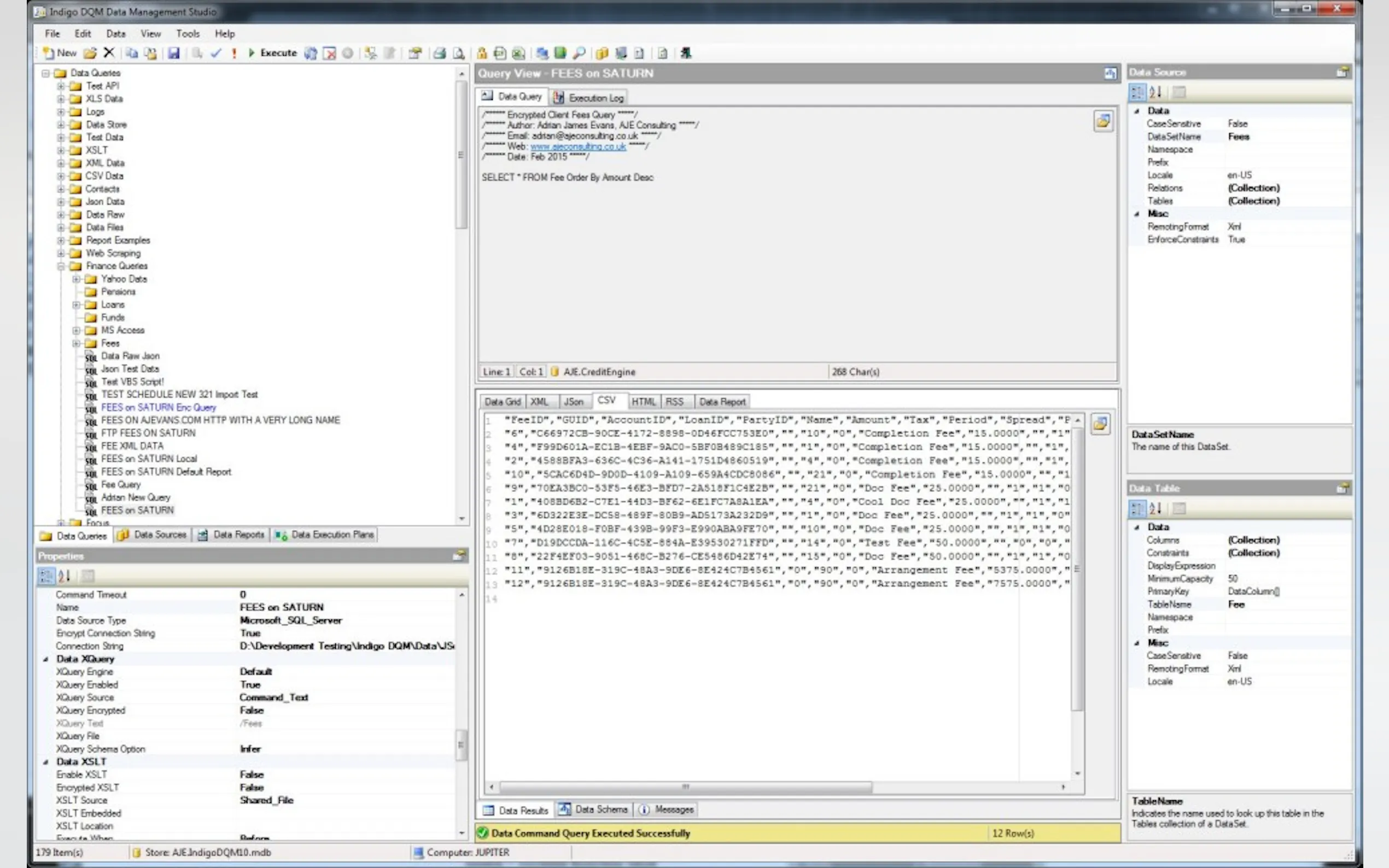 Screenshot 23 of Indigo DQM Data Management System