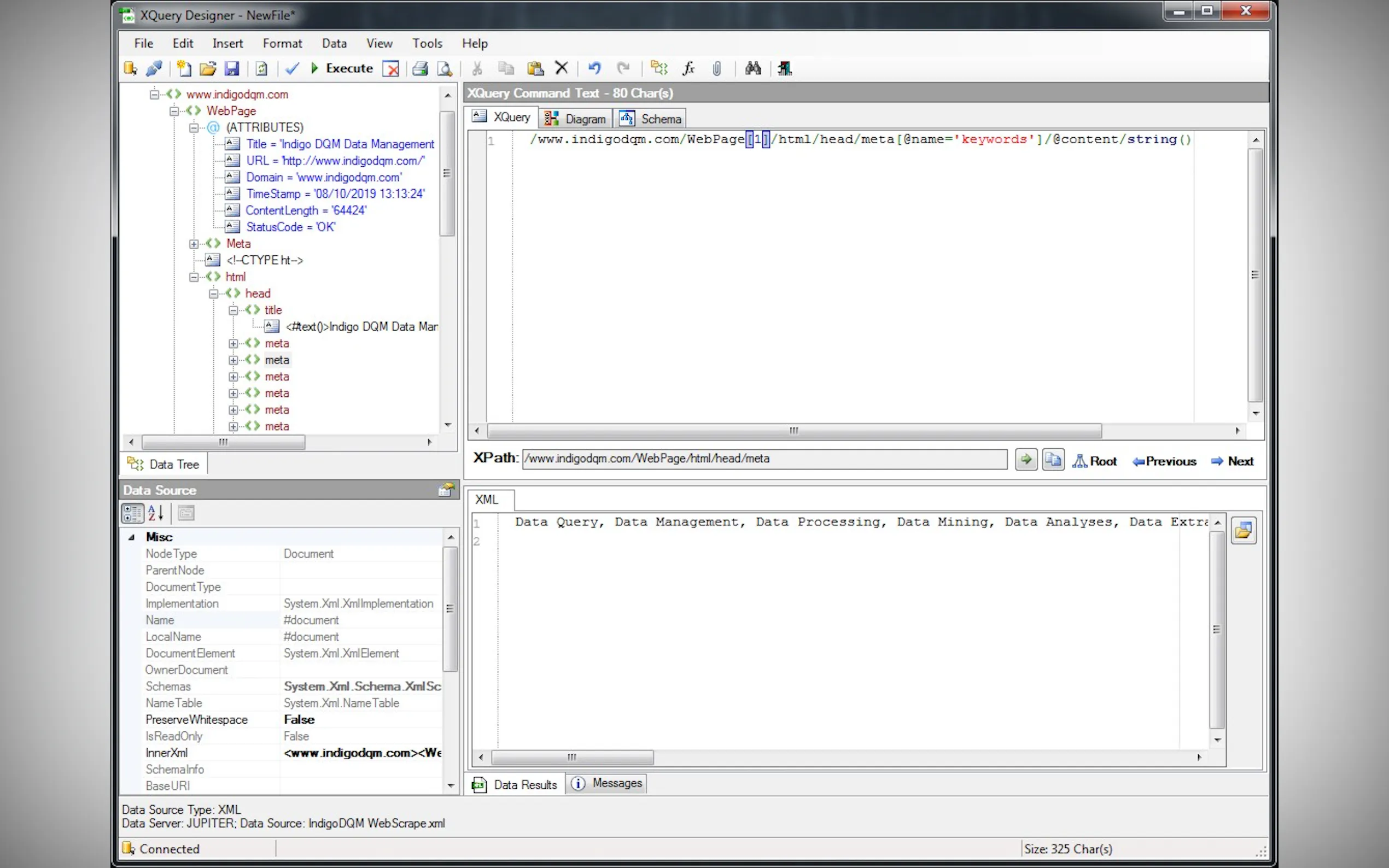 Screenshot 33 of Indigo DQM Data Management System