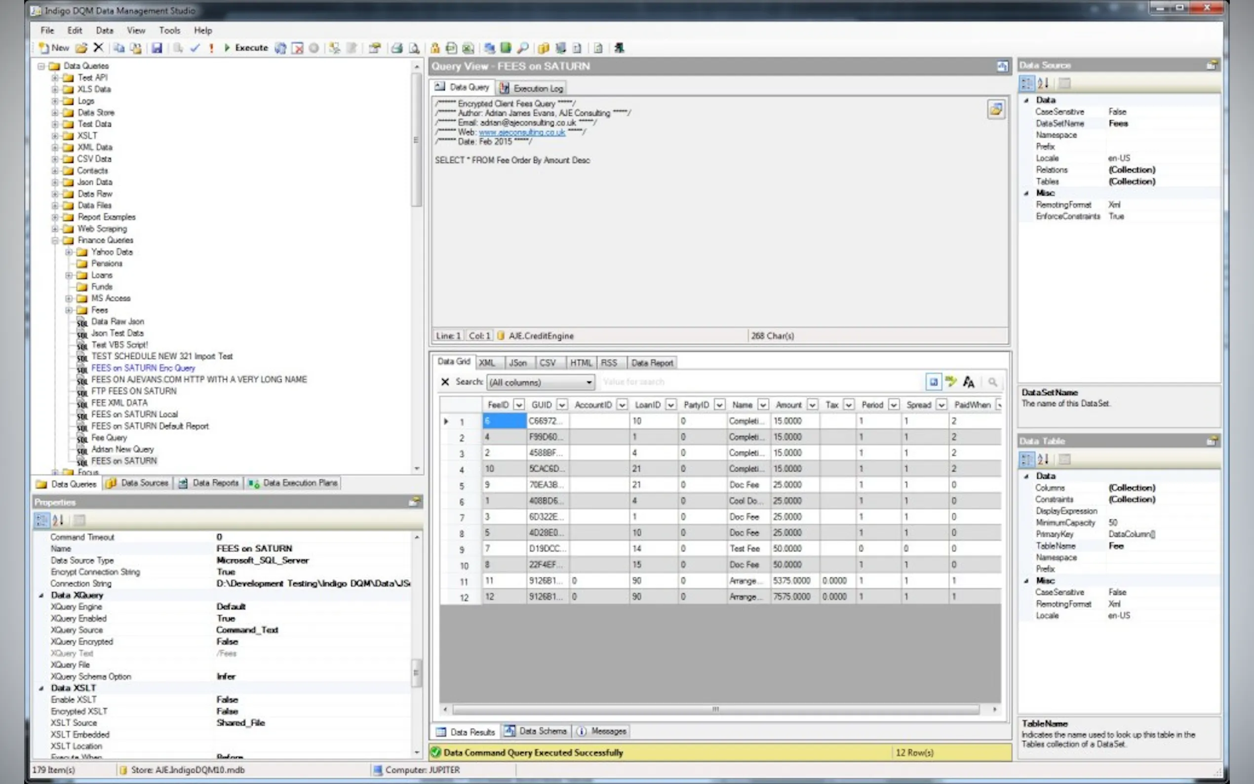 Screenshot 7 of Indigo DQM Data Management System