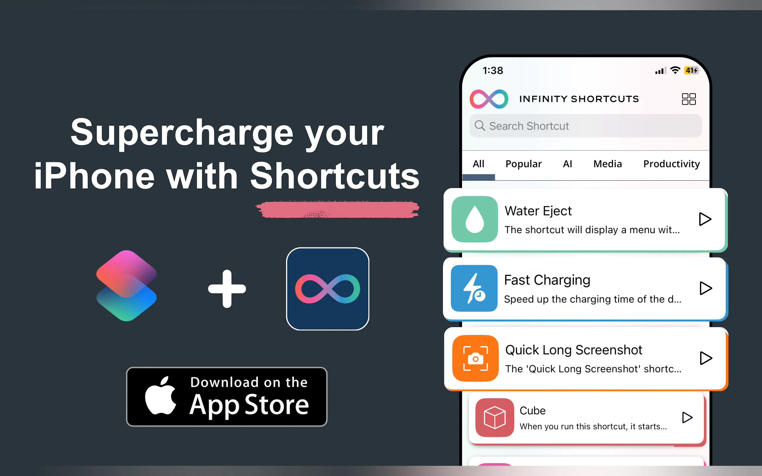 Infinity Shortcuts