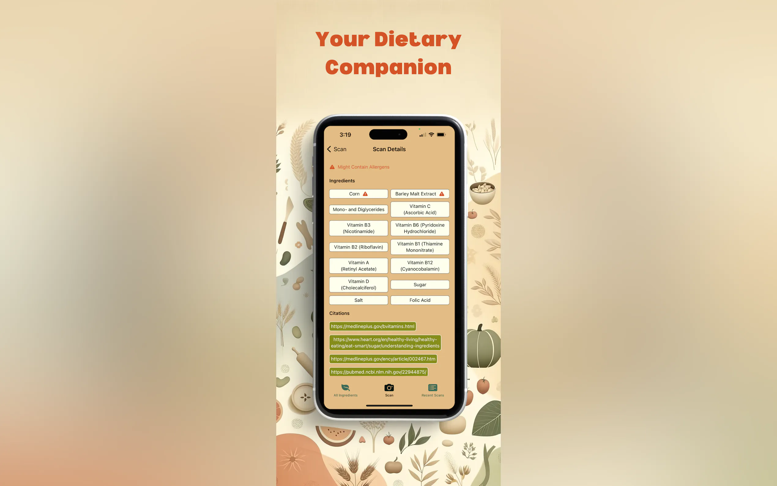 Screenshot 3 of Ingredient Scanner & Analyzer