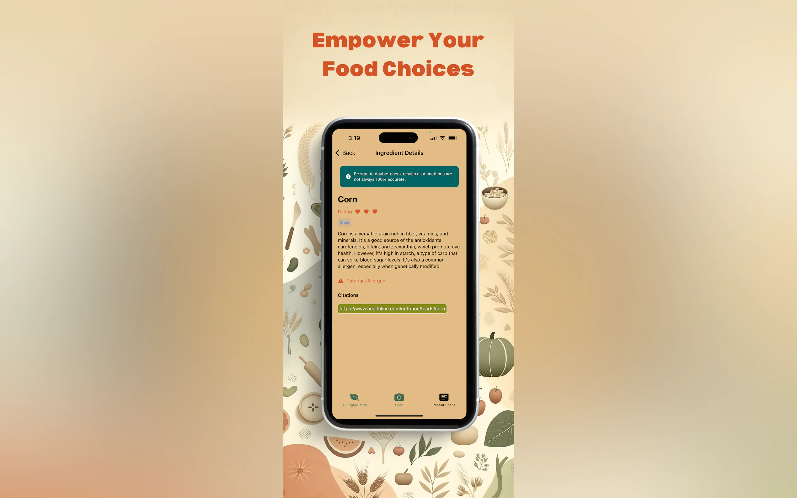 Screenshot 4 of Ingredient Scanner & Analyzer