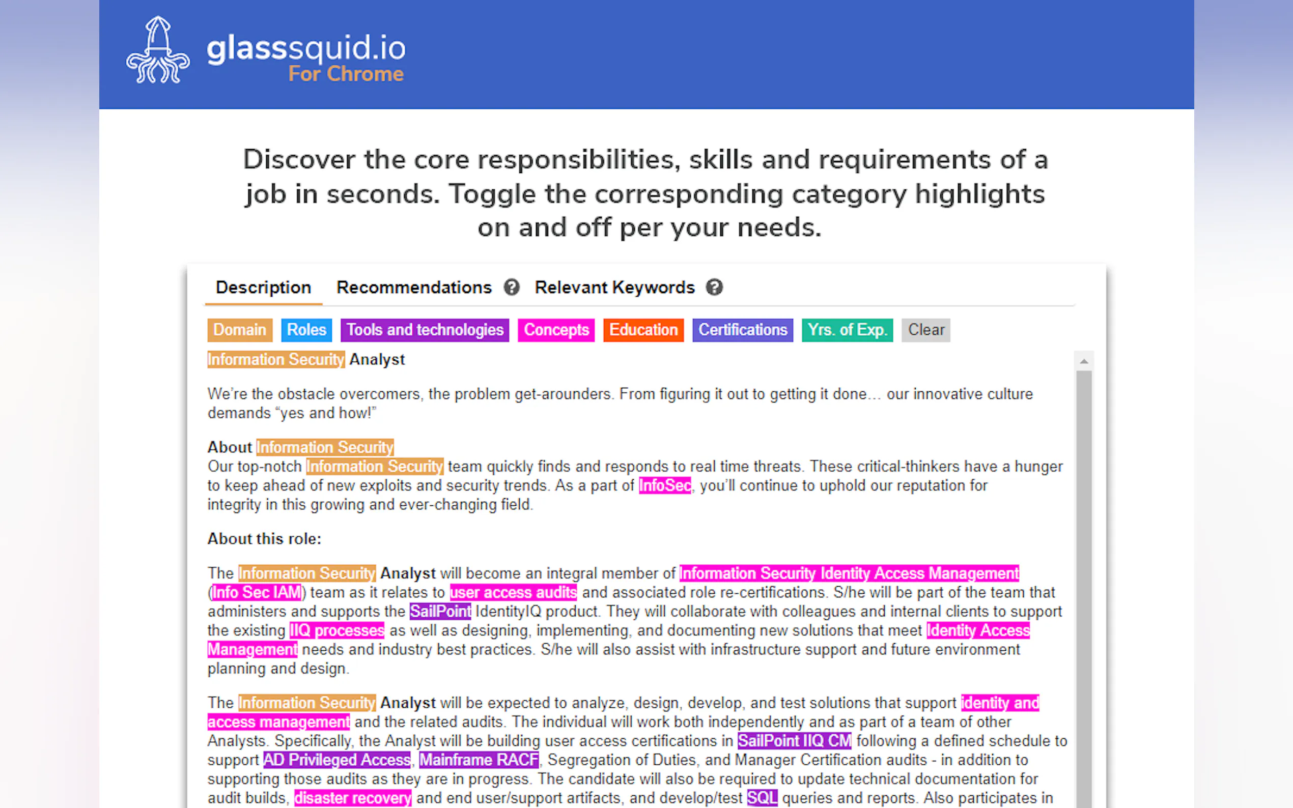Screenshot 3 of INKblot™ Analyzer for Chrome