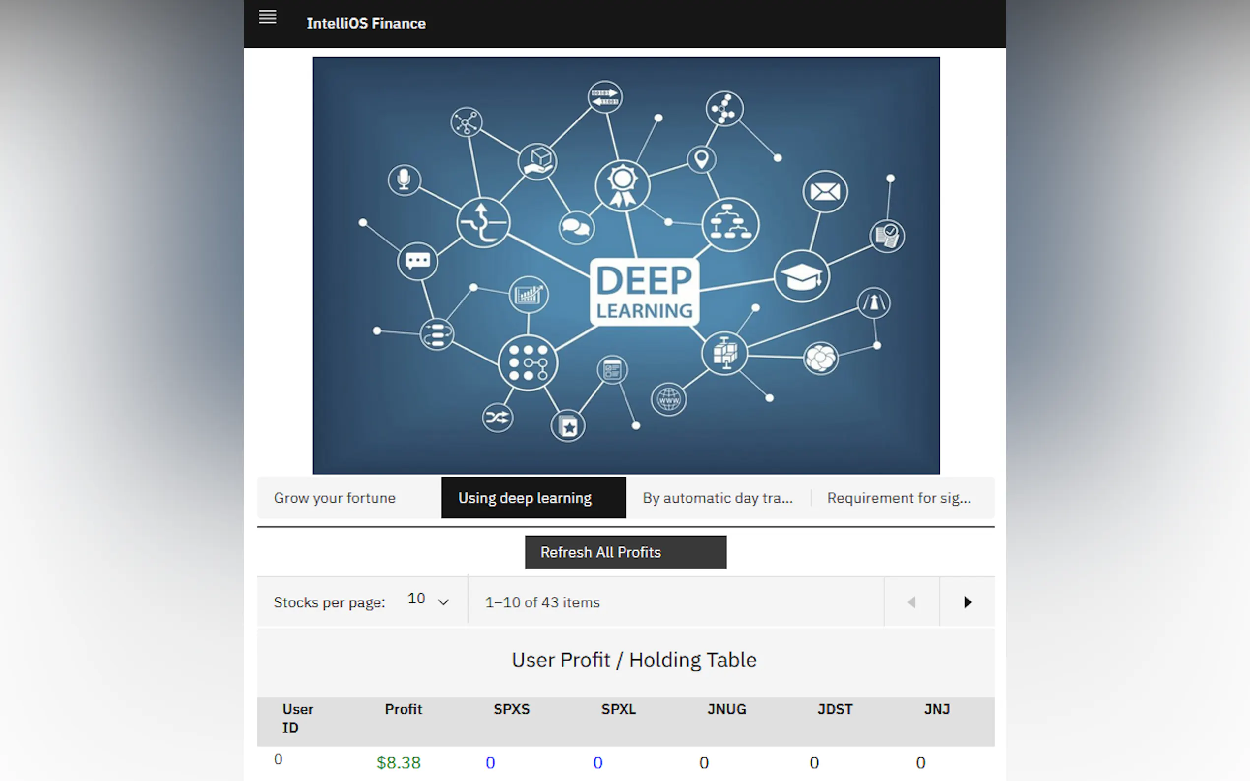 Screenshot 2 of IntelliOS Finance