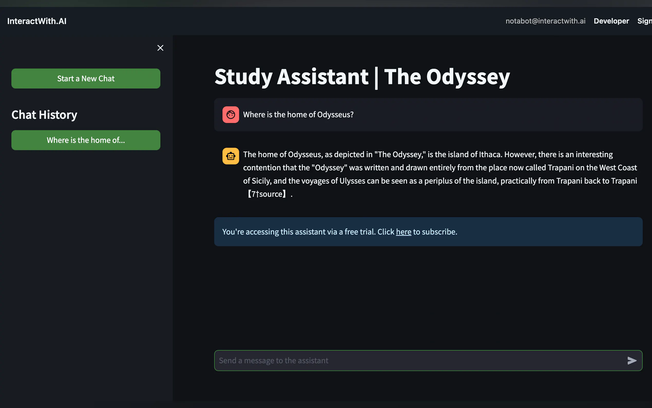 Screenshot 4 of InteractWith.AI Marketplace