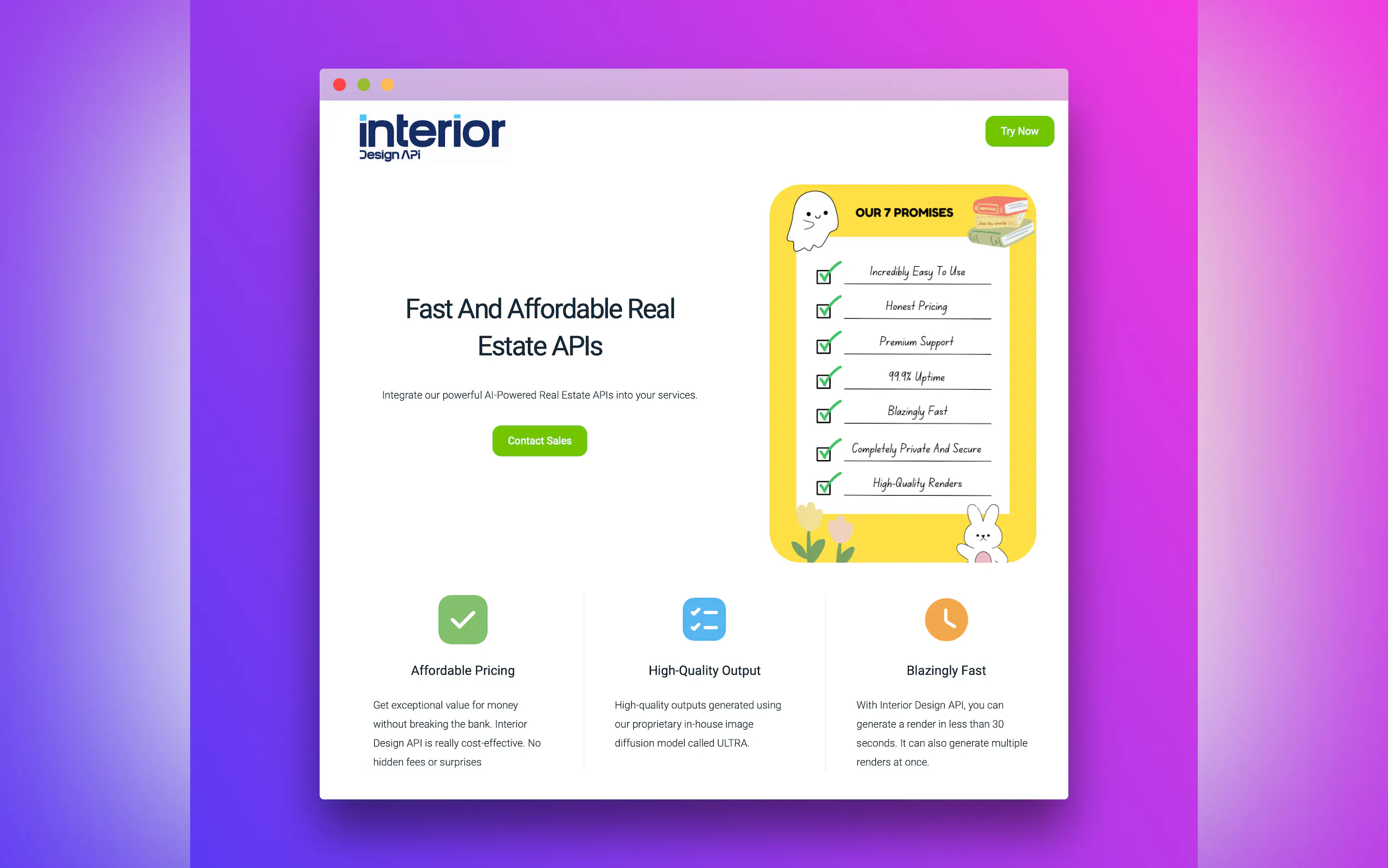 Interior Design API