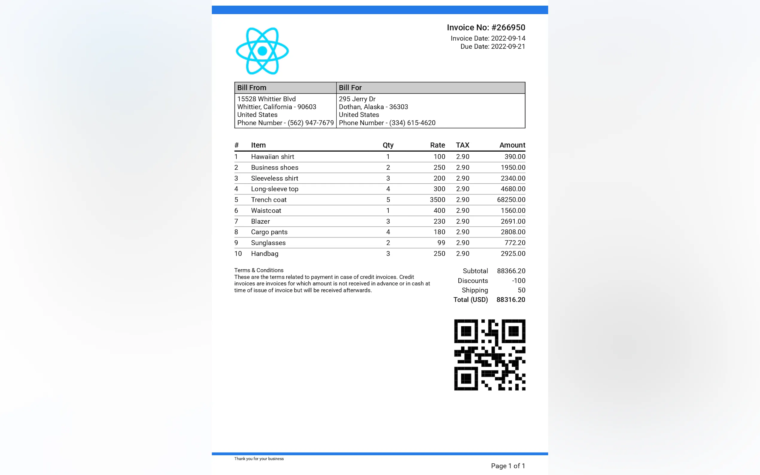 INVOICEgenerator
