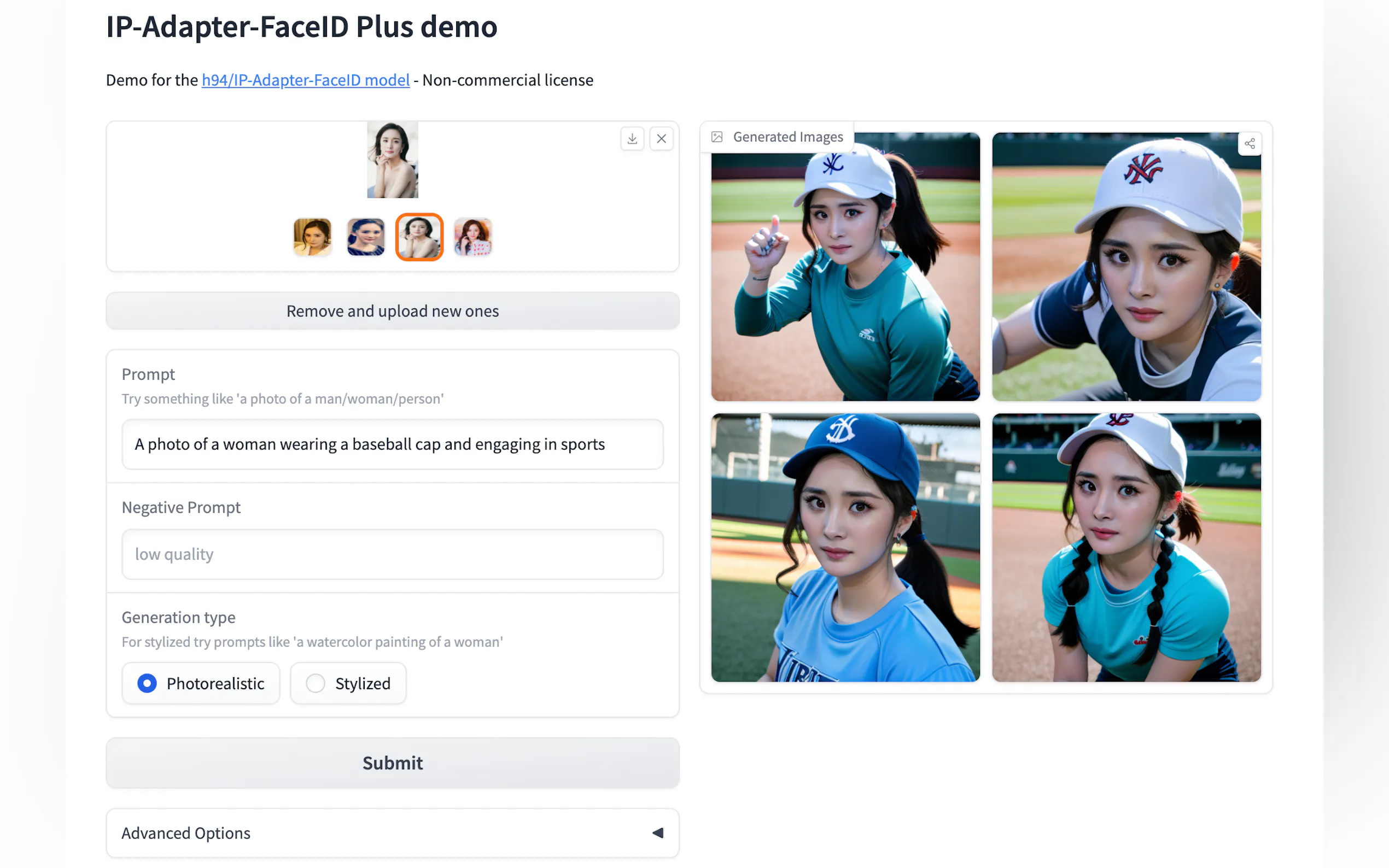 Screenshot 2 of IP-Adapter-FaceID AI