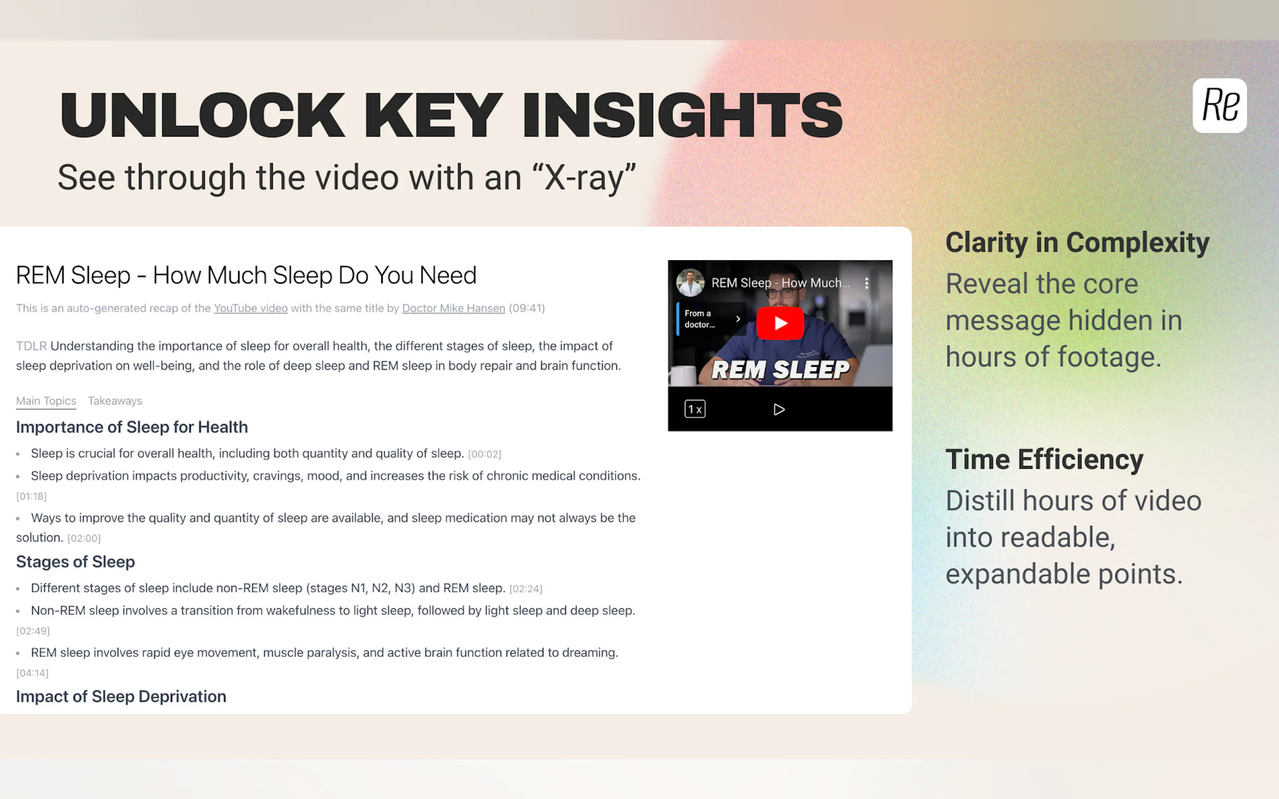 Screenshot 2 of JustRecap: Videos to Insightful Articles