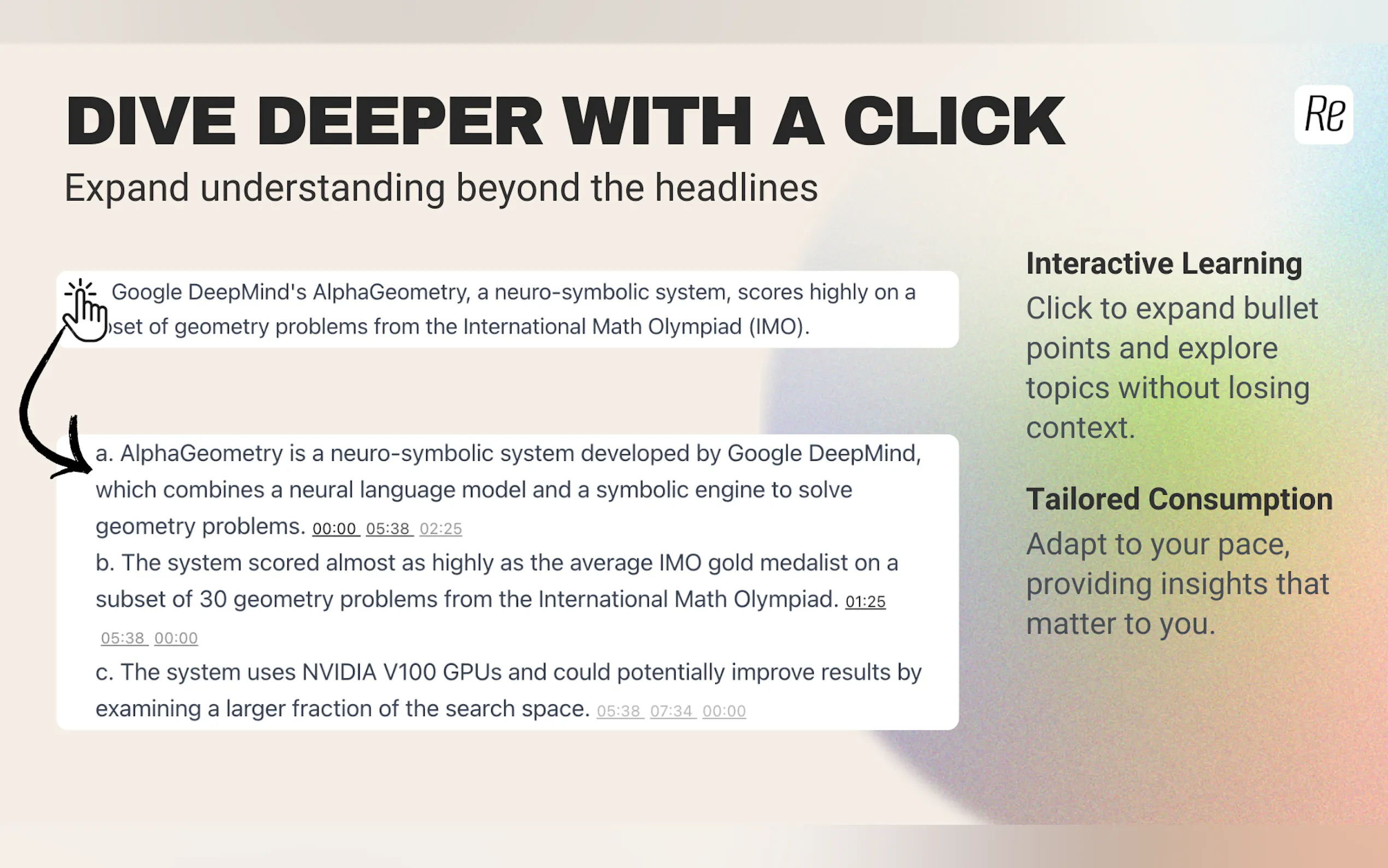 Screenshot 3 of JustRecap: Videos to Insightful Articles