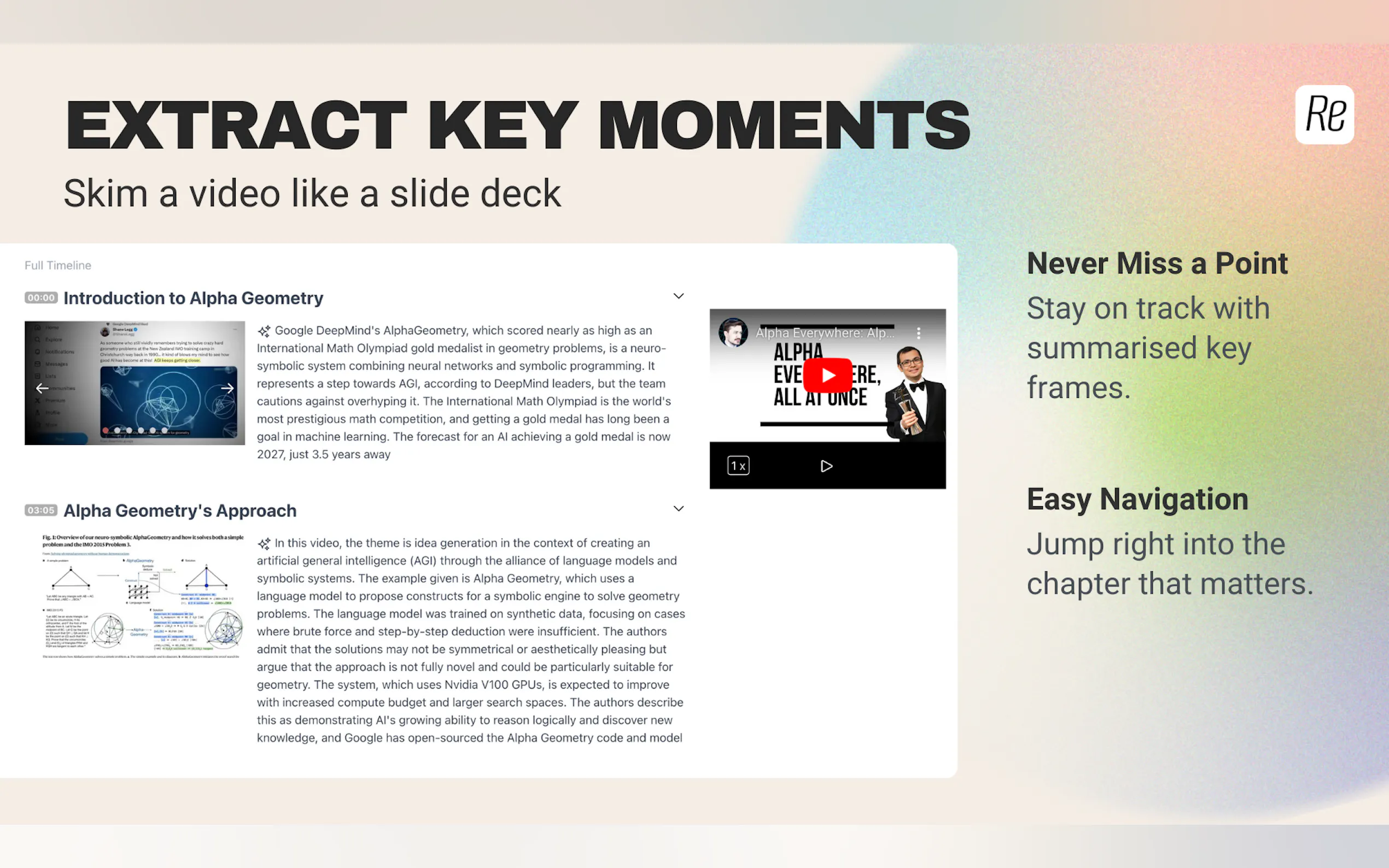 Screenshot 4 of JustRecap: Videos to Insightful Articles