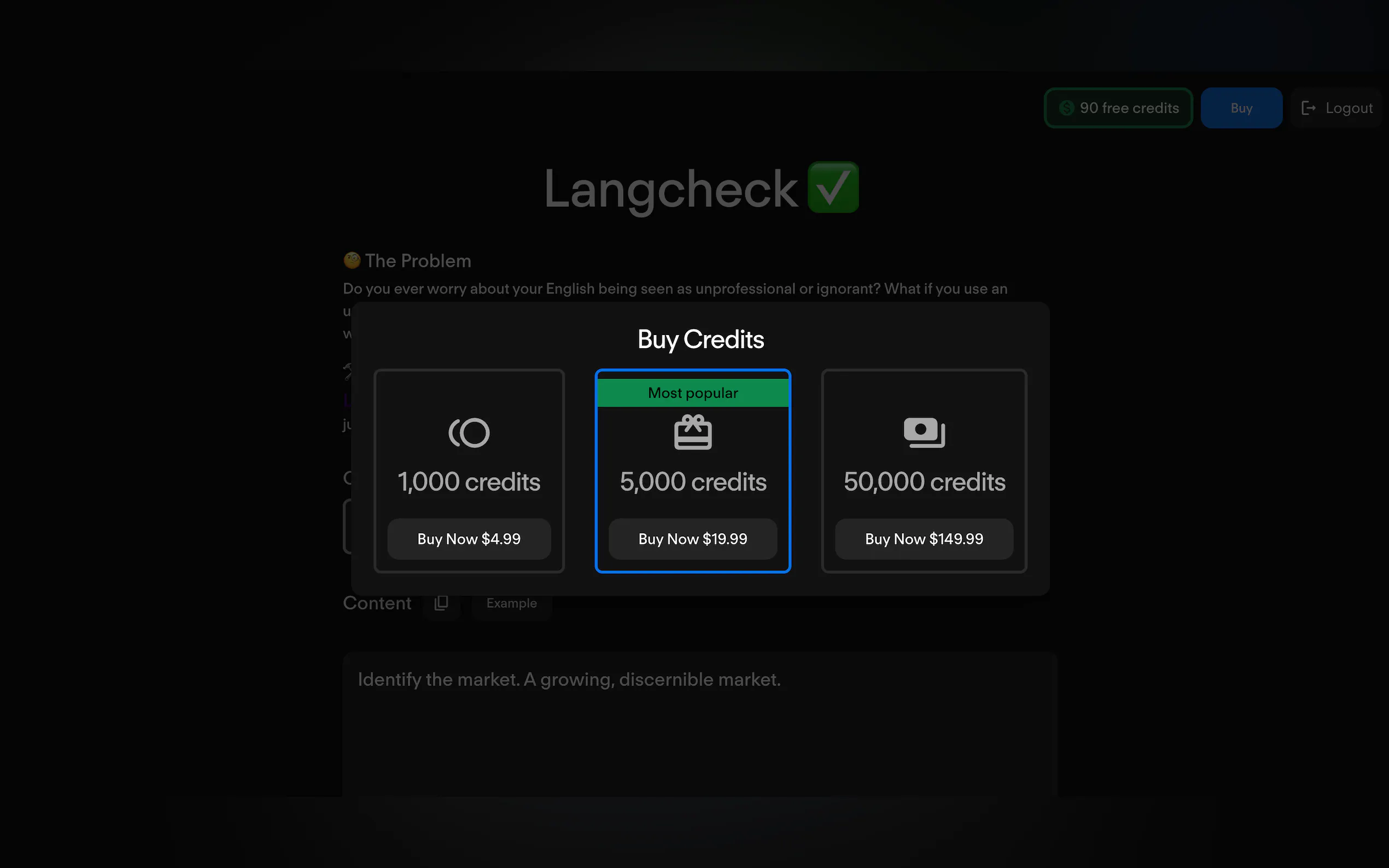 Screenshot 4 of Langcheck