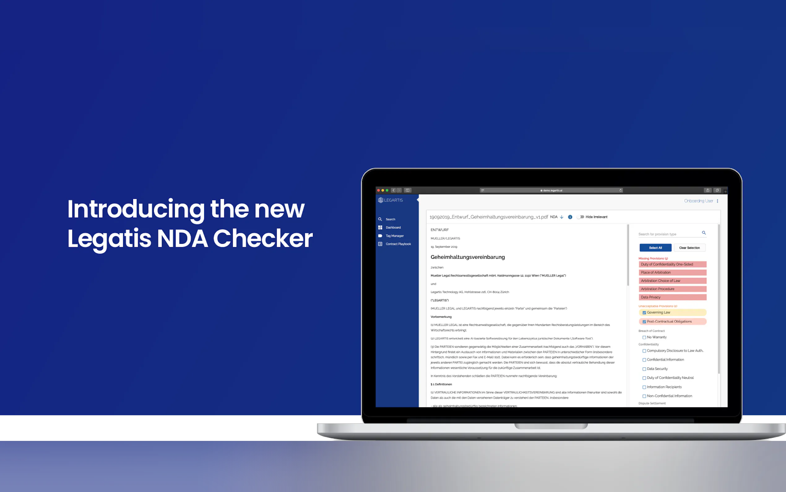 Legartis NDA Checker