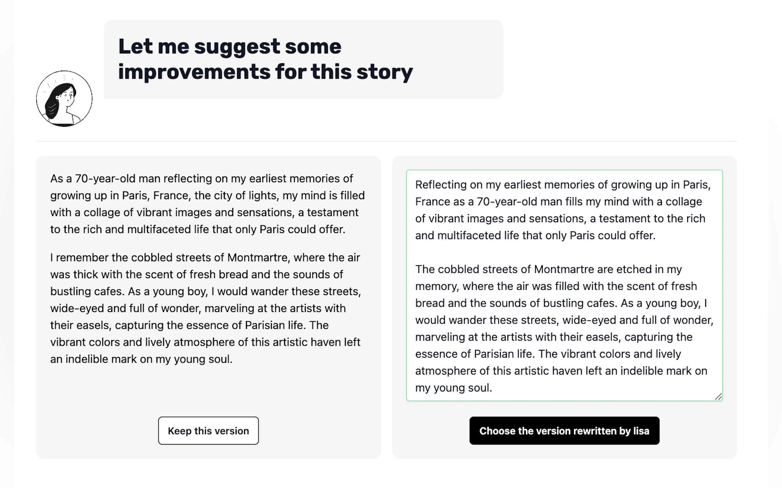 Screenshot 3 of Life Story AI 