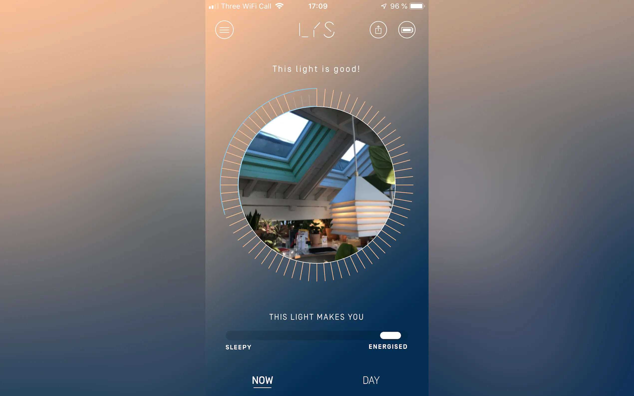 Screenshot 3 of Light tracker for sleep disruption