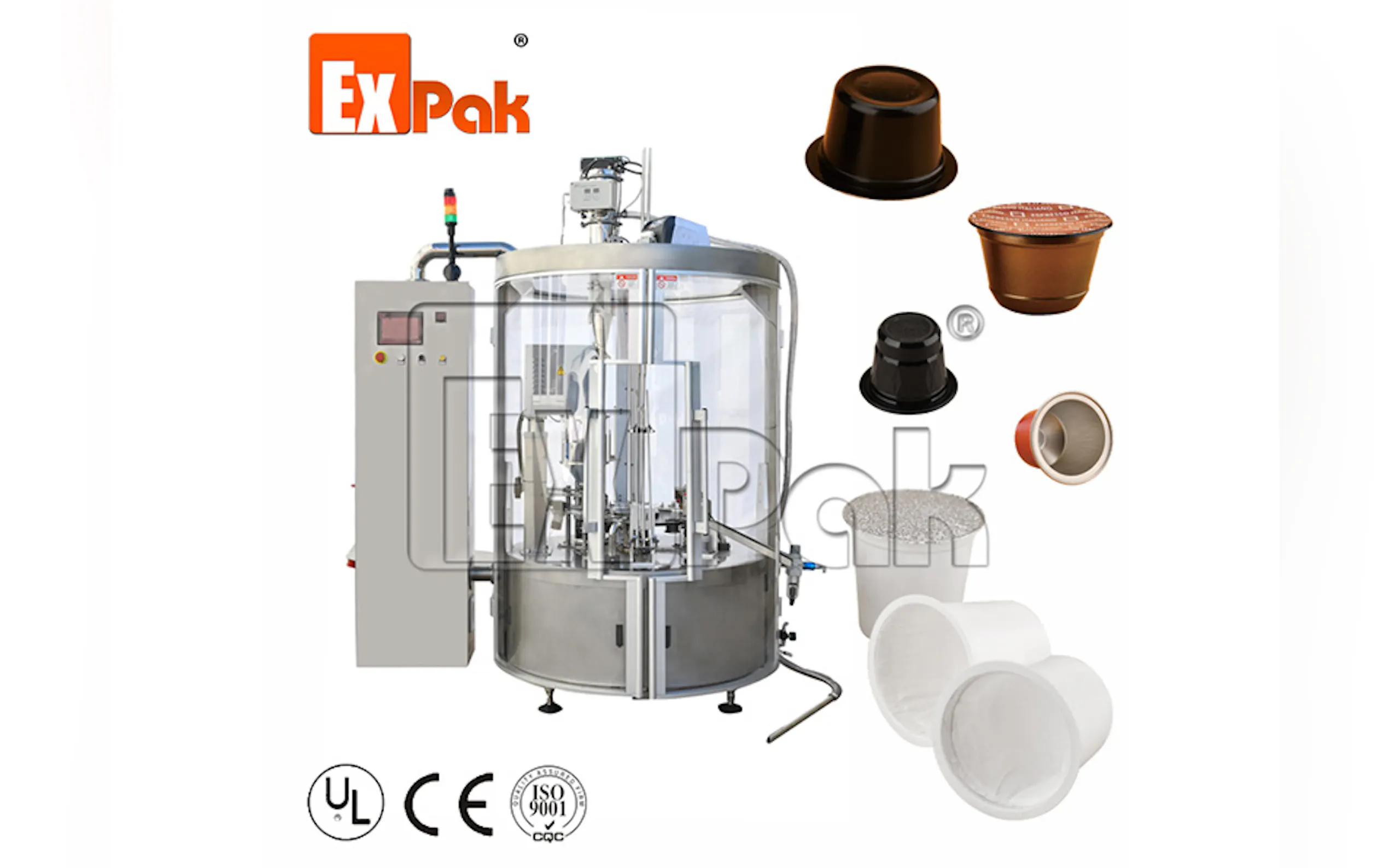 Linear Type Kcup Filling Sealing Machine