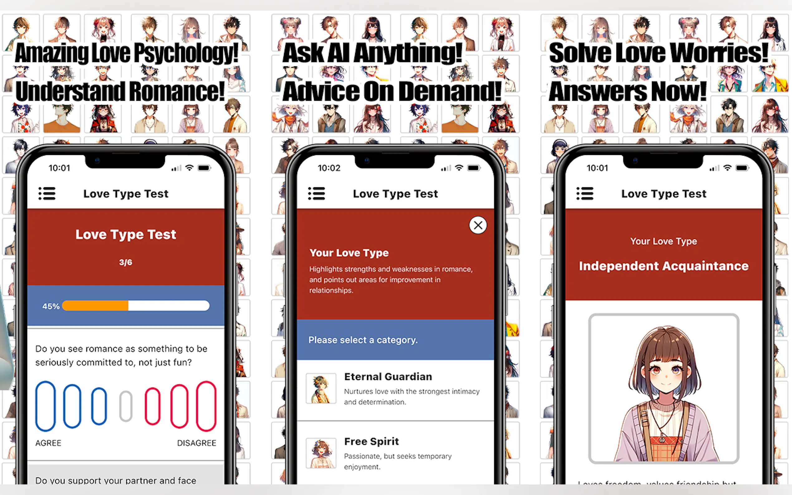 Screenshot 2 of Love Type Test ? AI Counseling