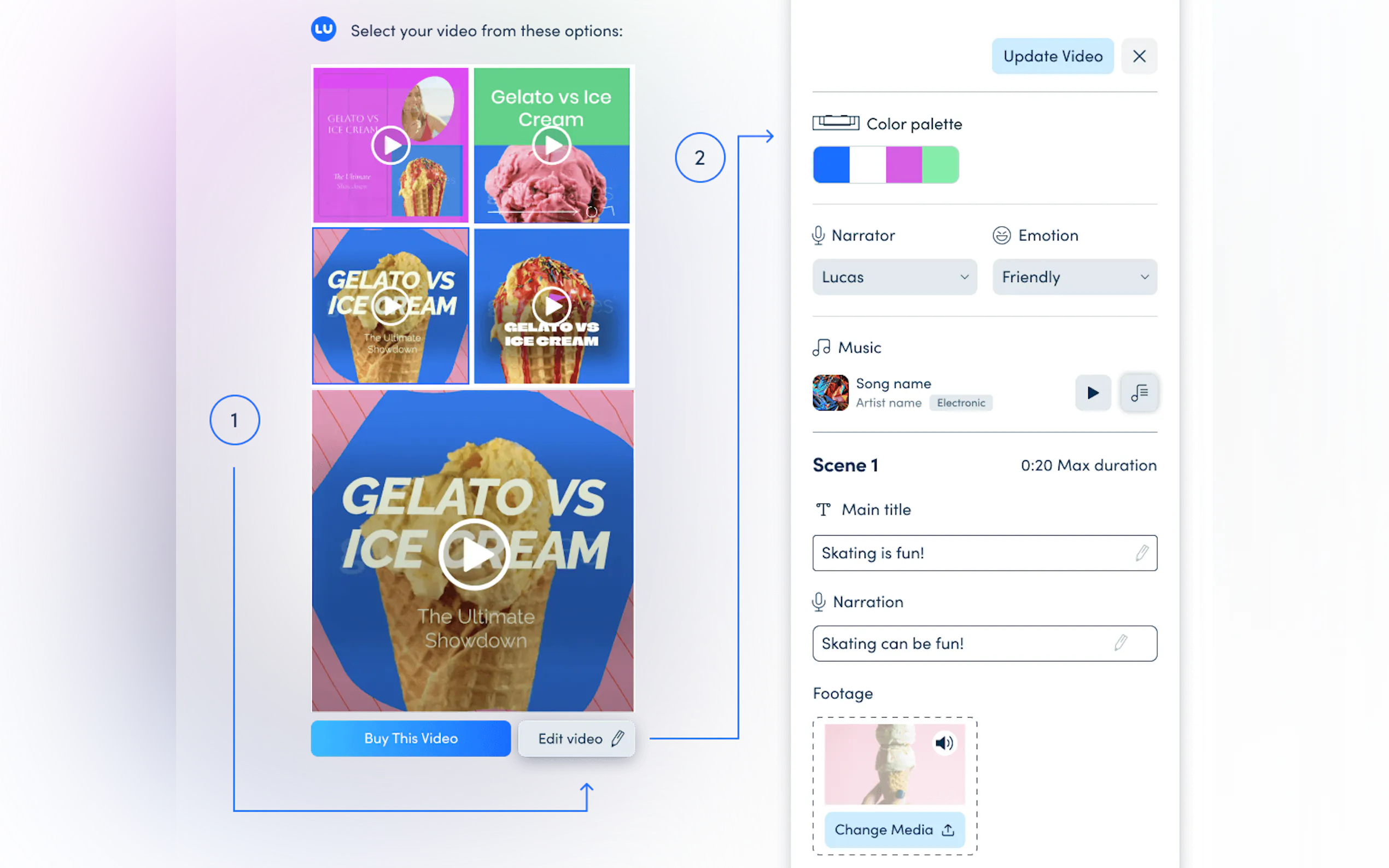 Screenshot 2 of Lucas, AI video creator