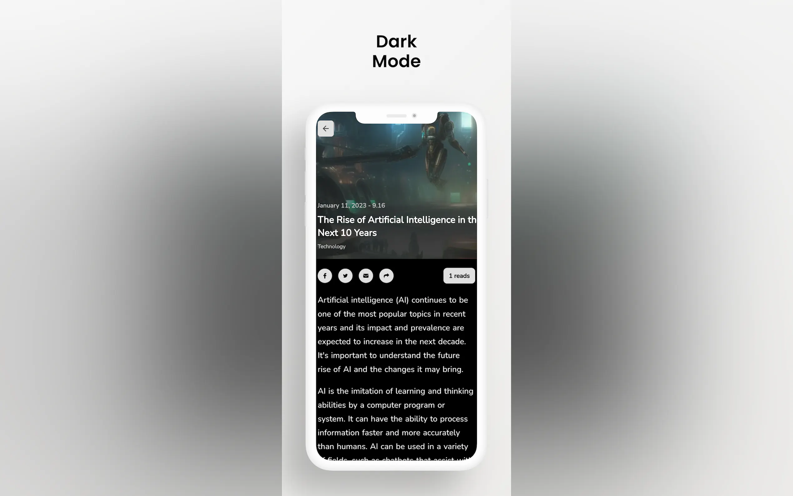 Screenshot 5 of Makale: Articles from AI