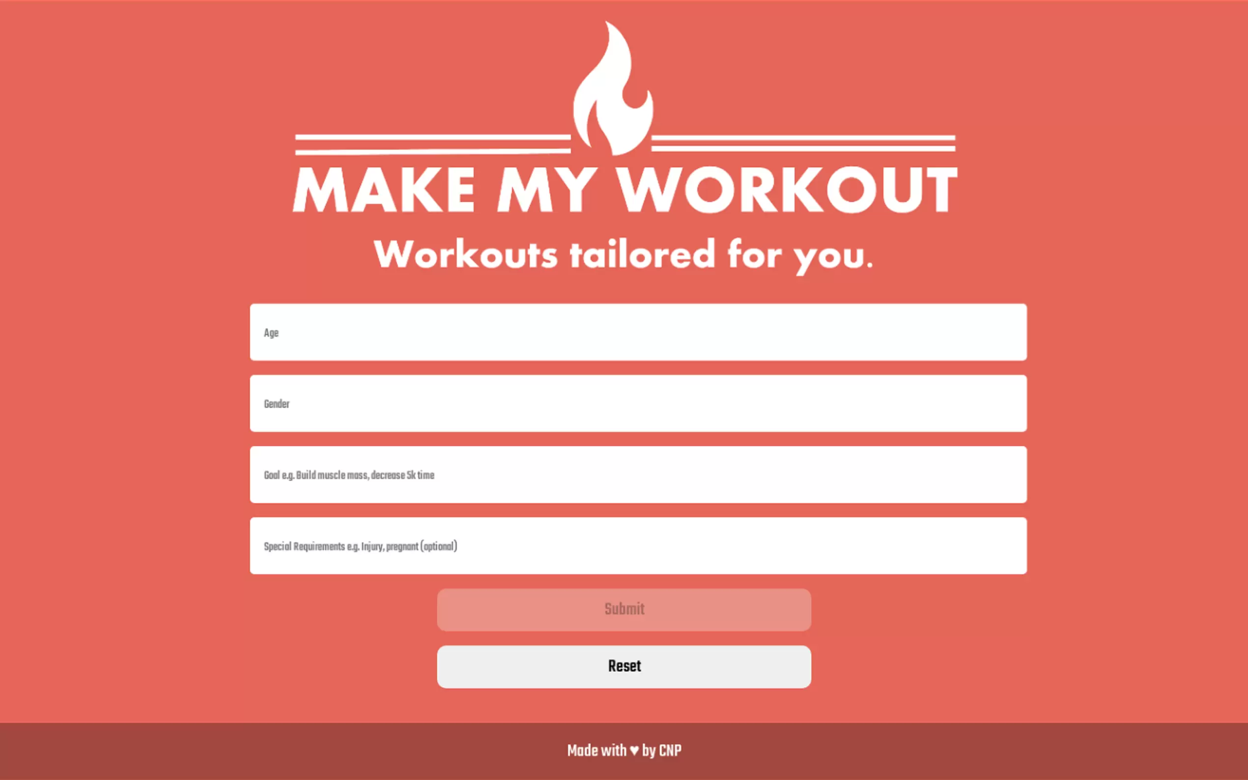 Make My Workout